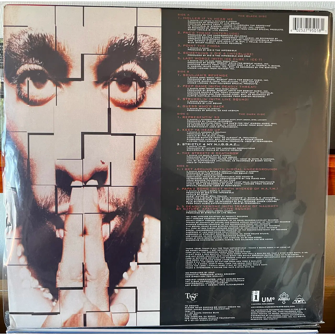 2 PAC STRICTLY 4 MY NIGGAZ