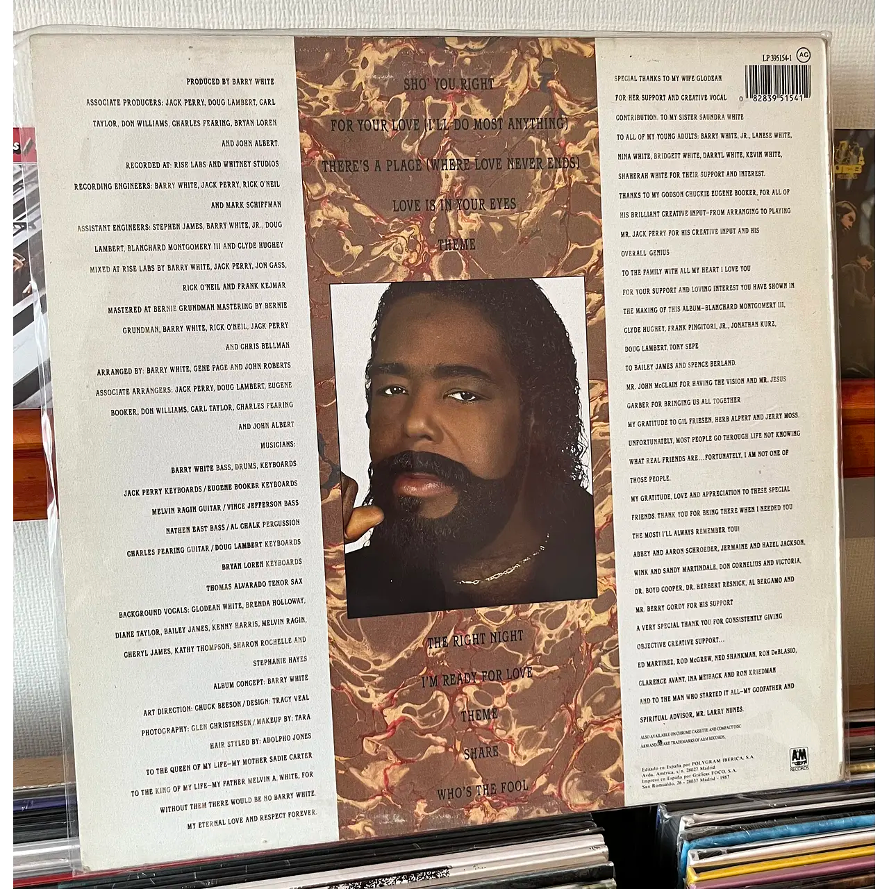 BARRY WHITE The right night