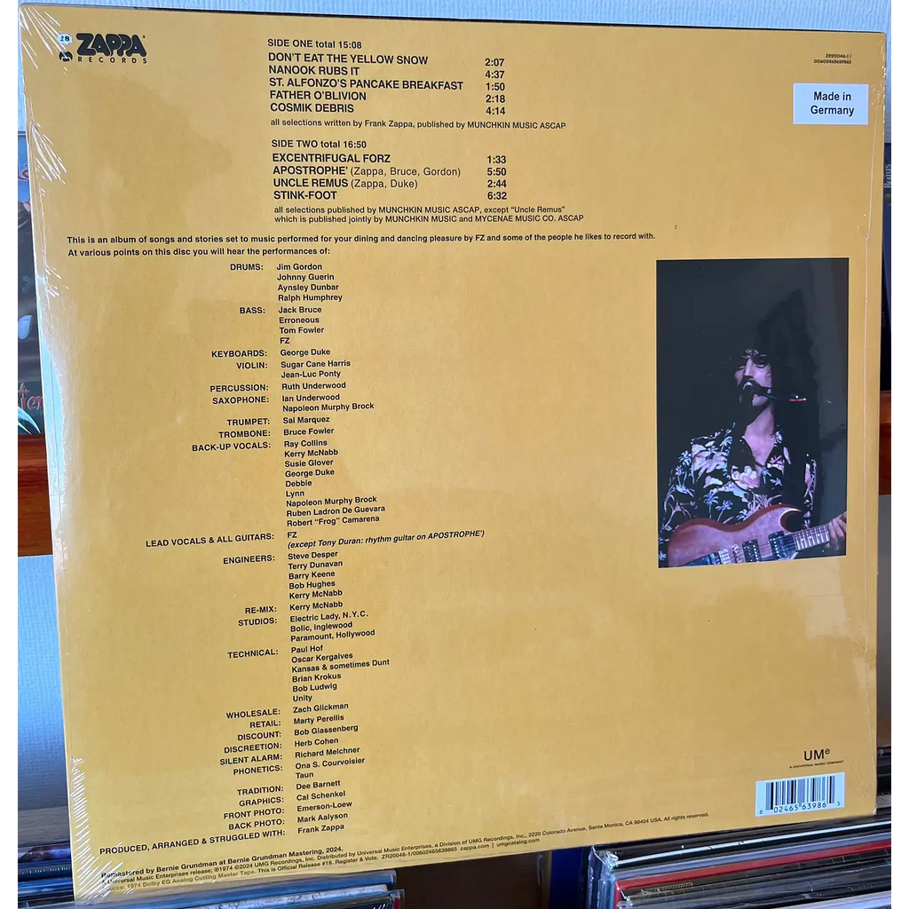 FRANK ZAPPA Apostrophe