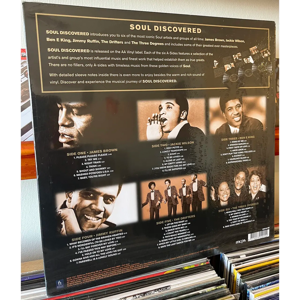 SOUL DISCOVERED James Brown - Jackie Wilson - Ben e King - Jimmy Ruffin ...
