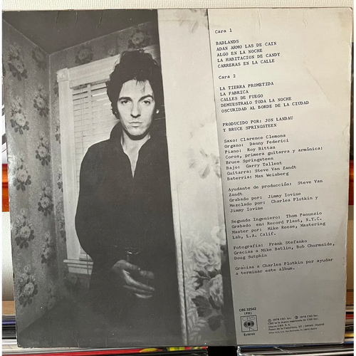 BRUCE SPRINGSTEEN Darkness on the Edge of Town