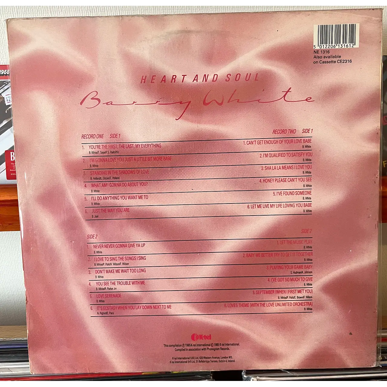 BARRY WHITE Heart and soul