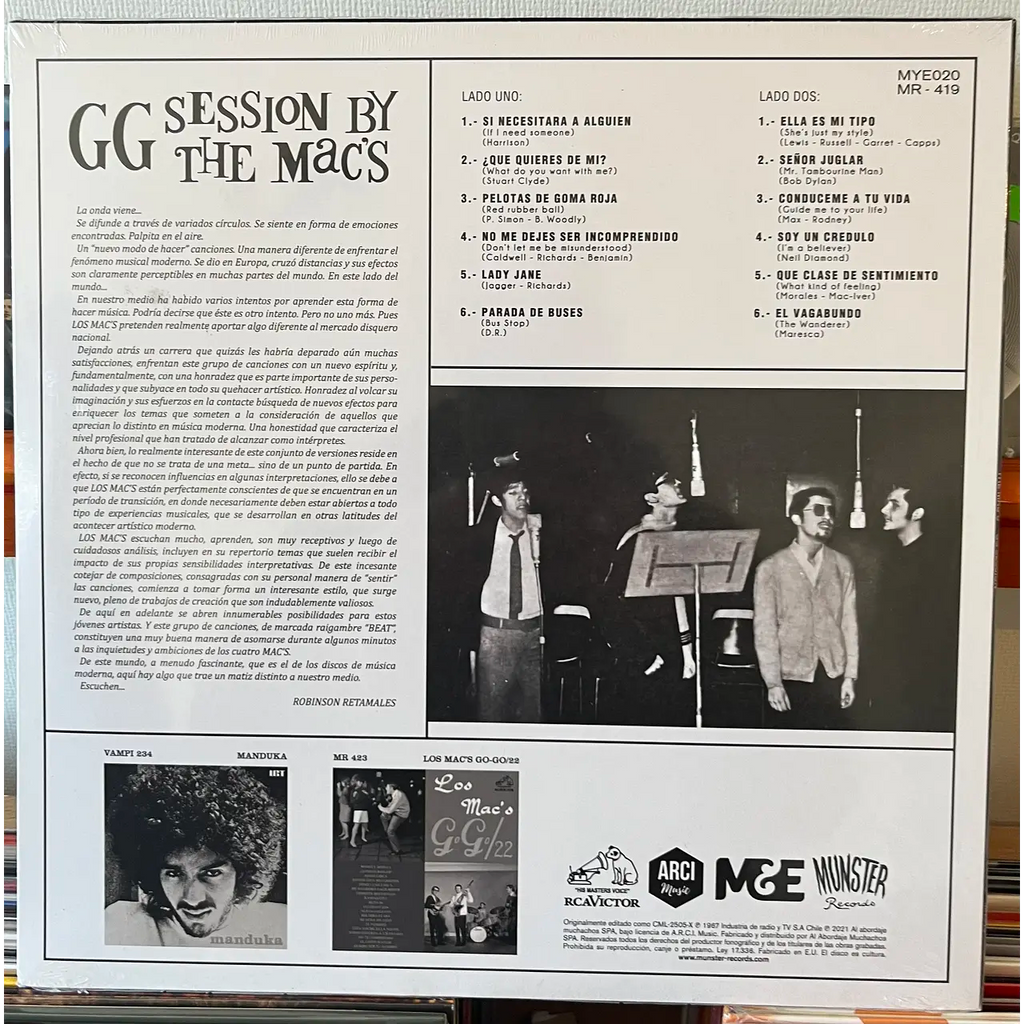 THE MAC'S GG sesiónelos by the mac's