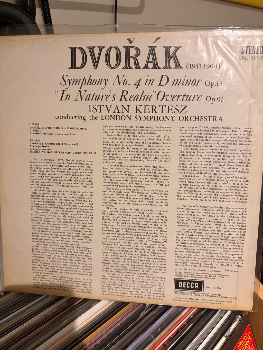DVORÁK Shymphony Nº4 in D minor / In Nature`s Realm