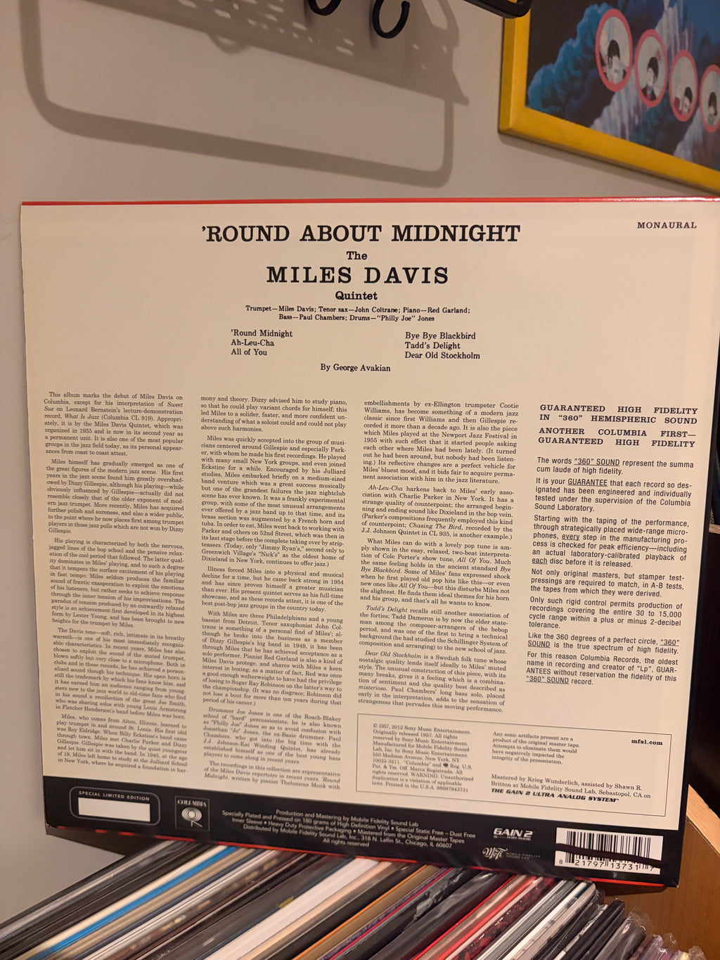 MILES DAVIS Round About Midnight