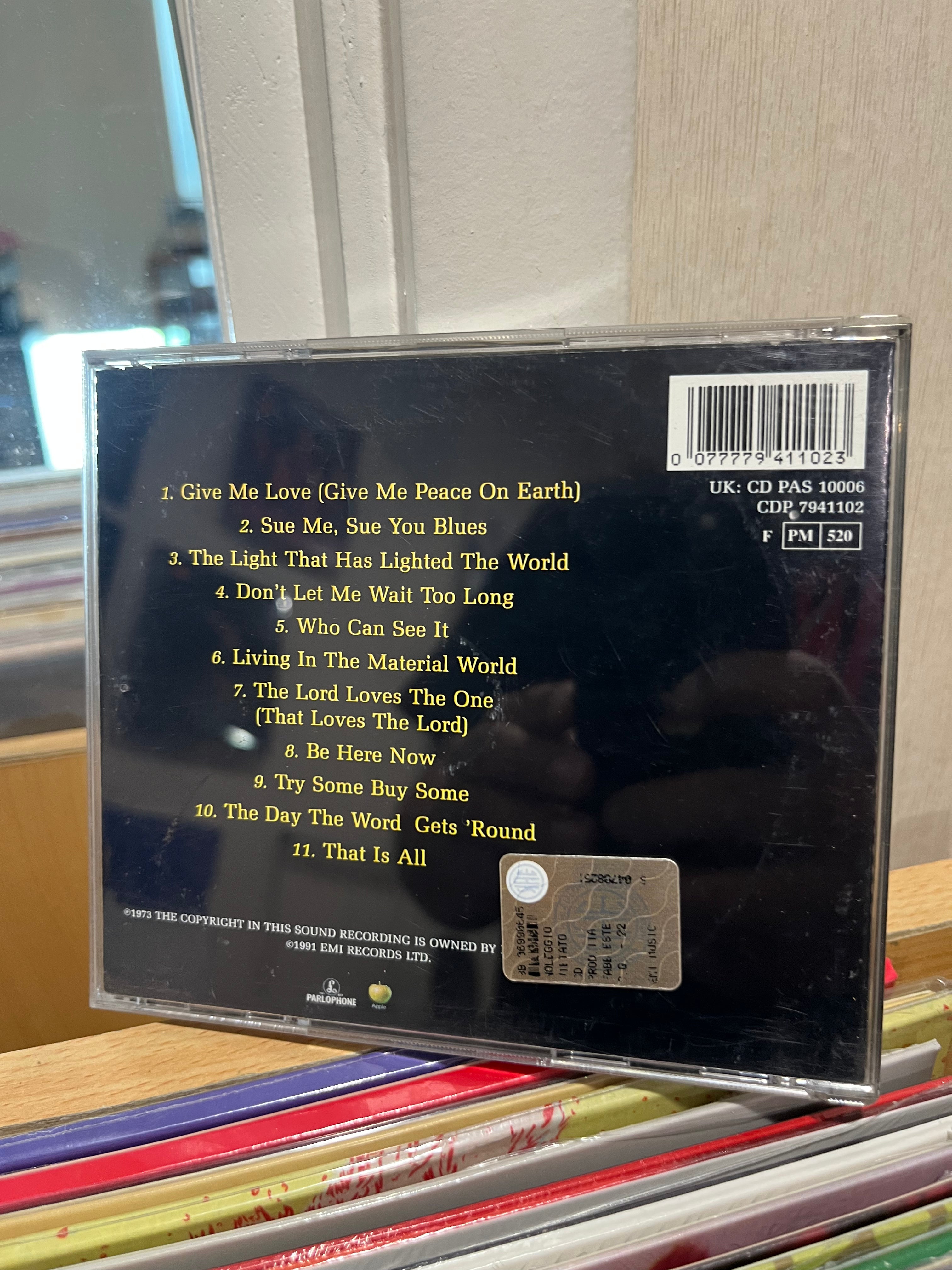 GEORGE HARRISON Living in the material world