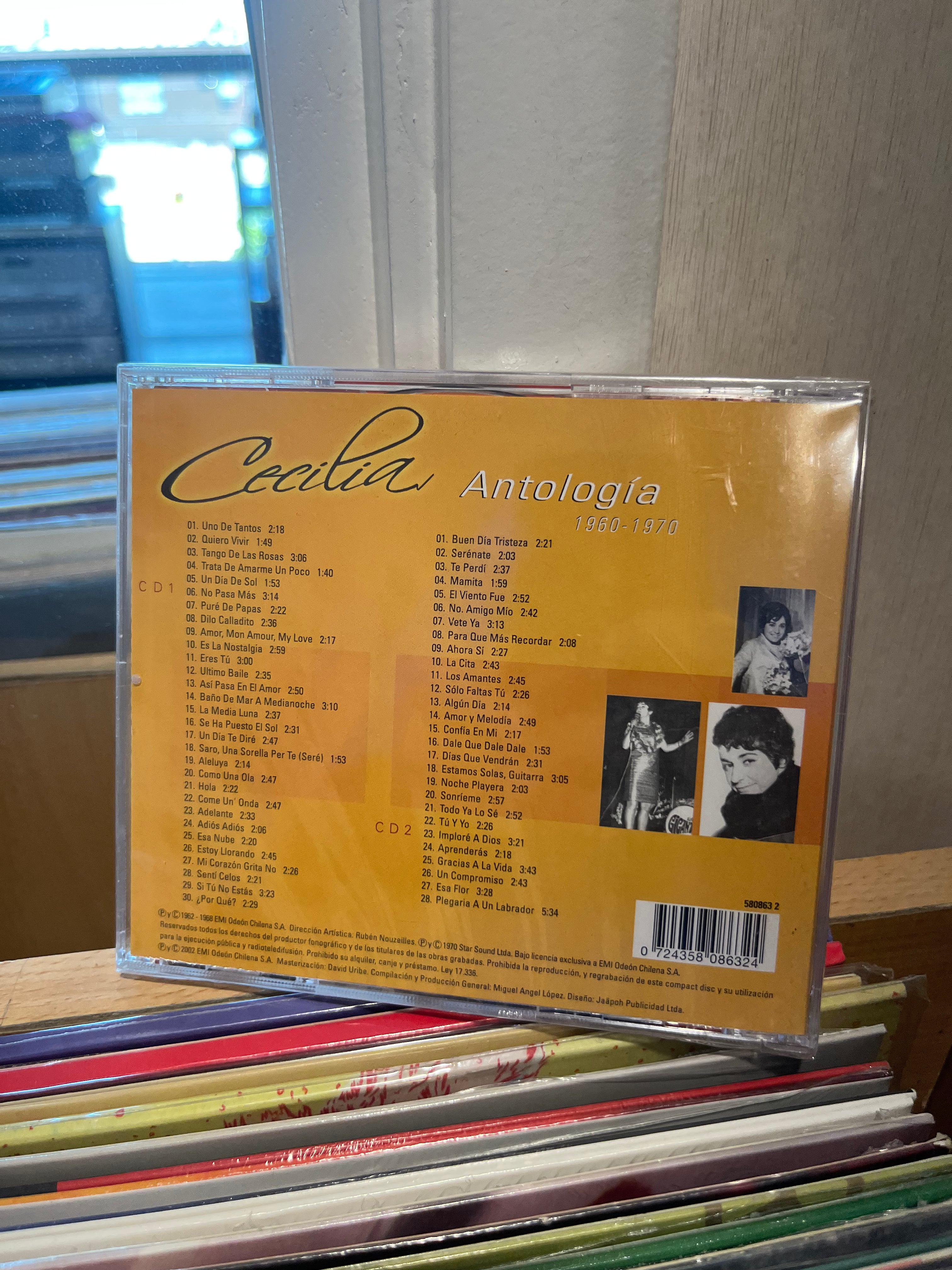 CECILIA Antologia 1960-1970