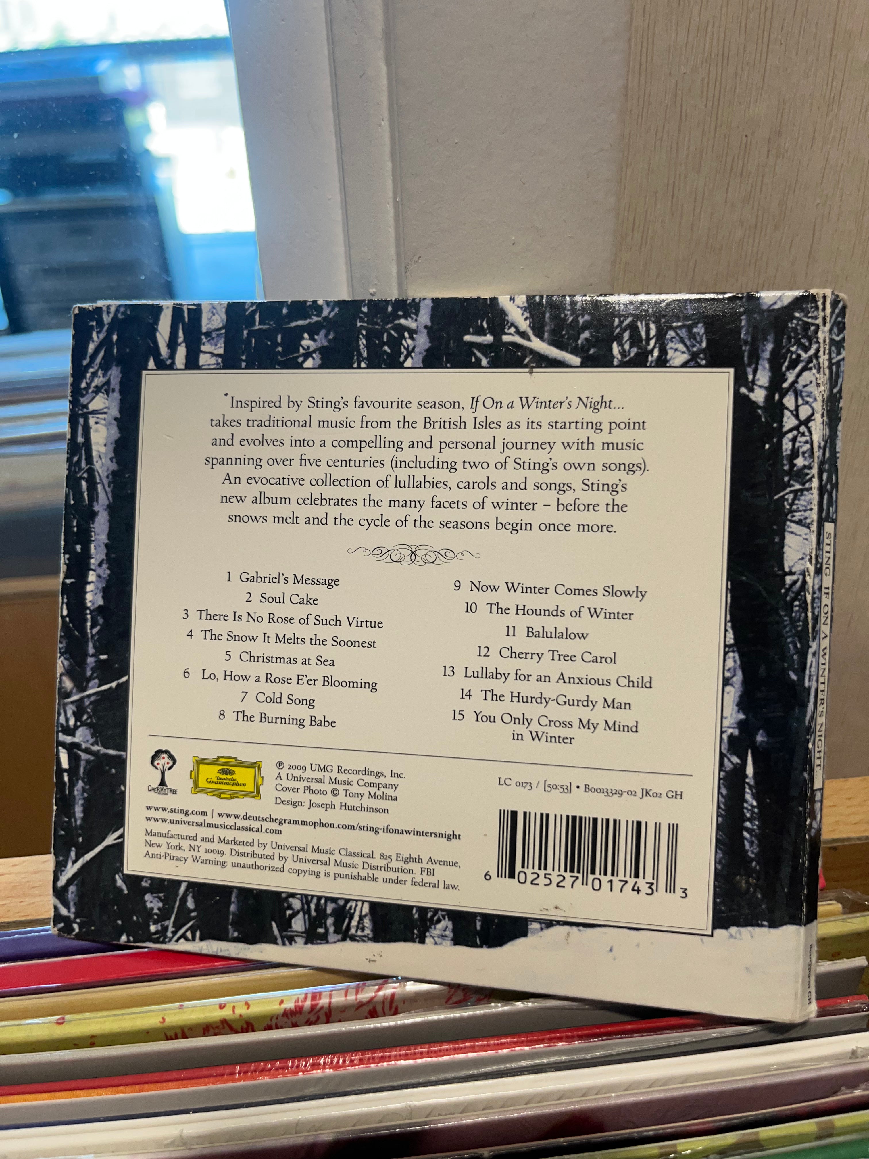 STING If on a winter's night ...