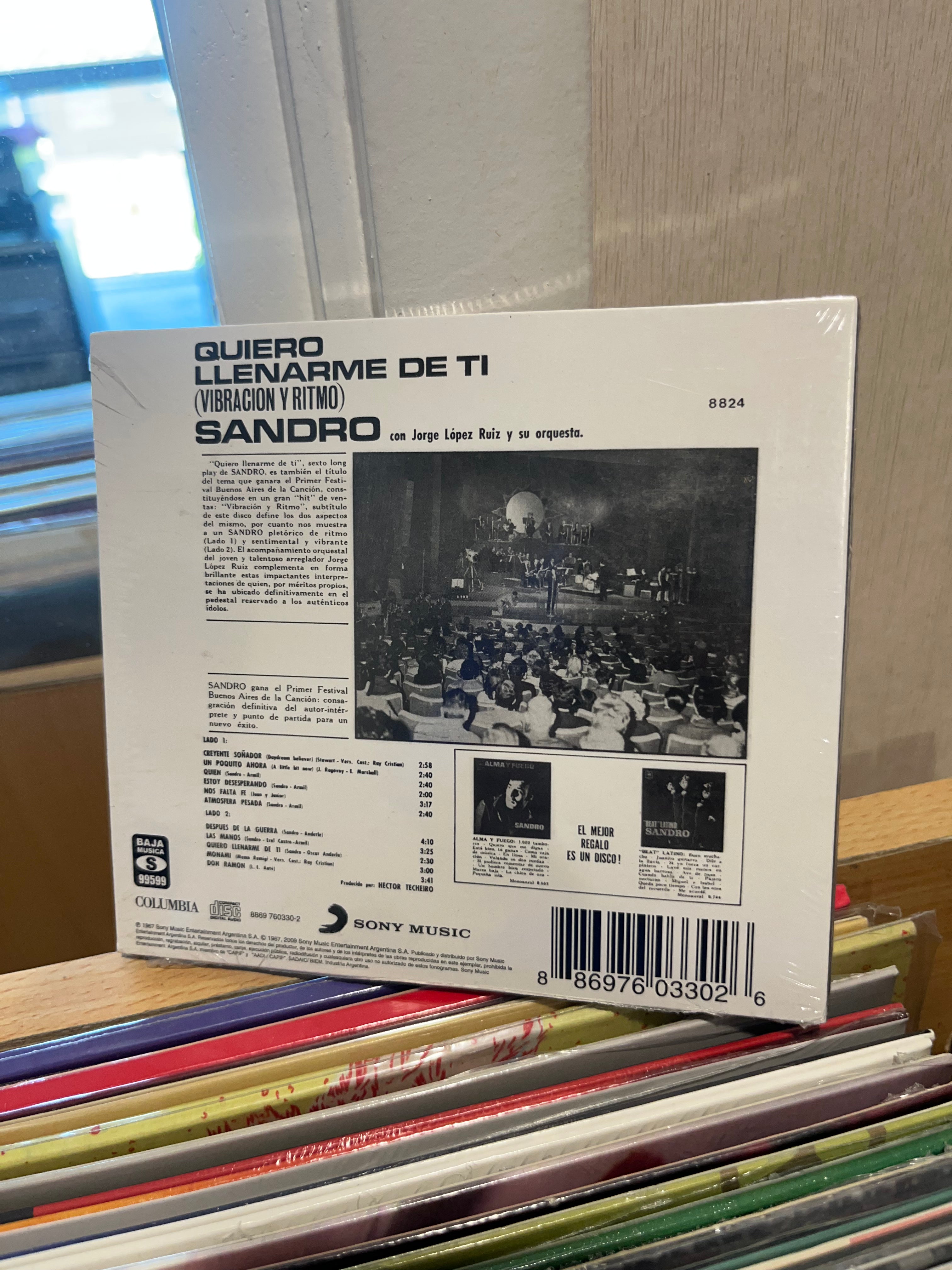 SANDRO Quiero llenarme de ti