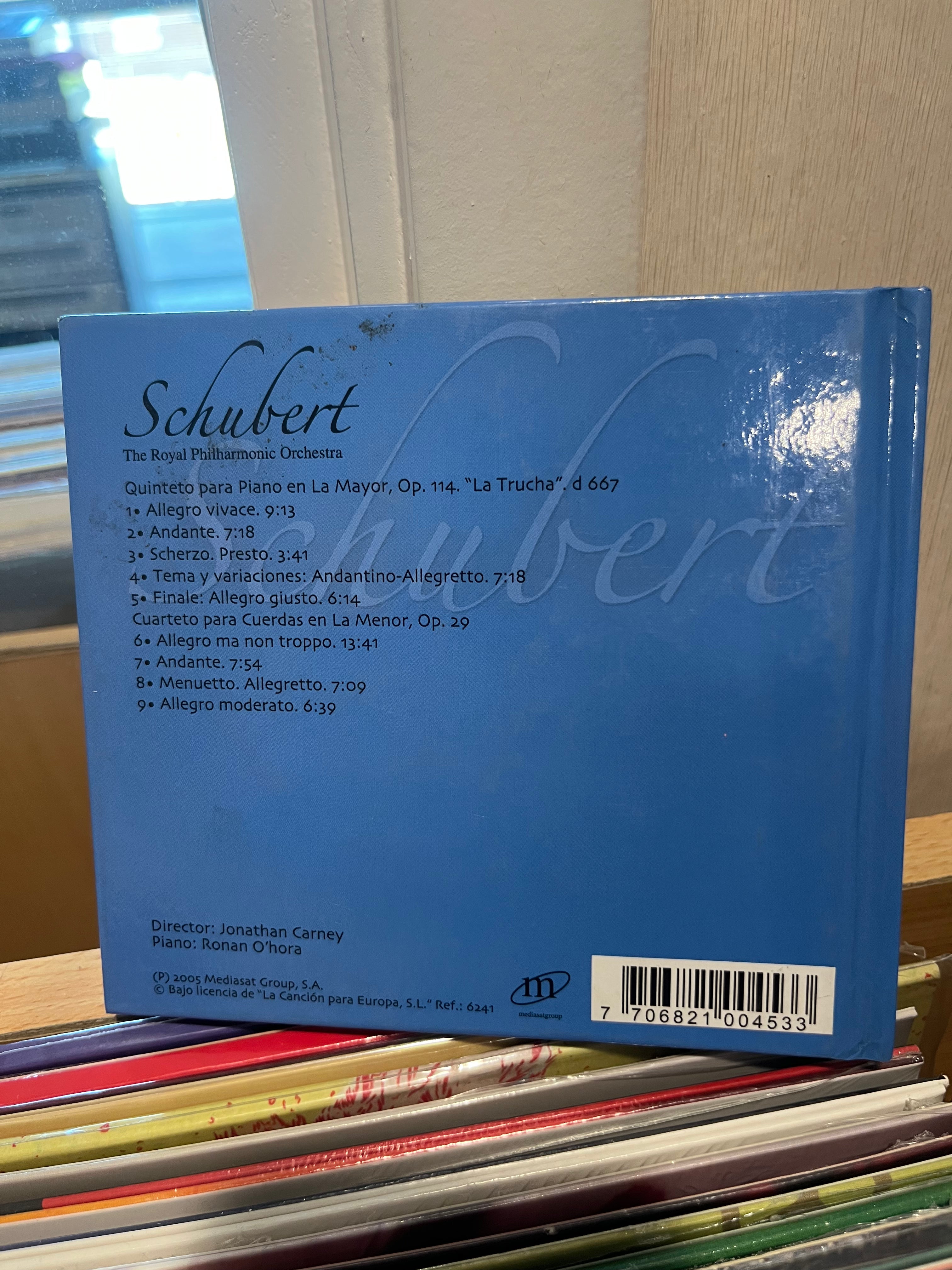 SCHUBERT Quinteto para piano Cuarteto para cuerdas