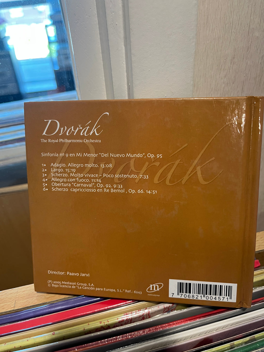 DVORAK 9na sinfonia obertura carnaval Scherzo Capriccioso