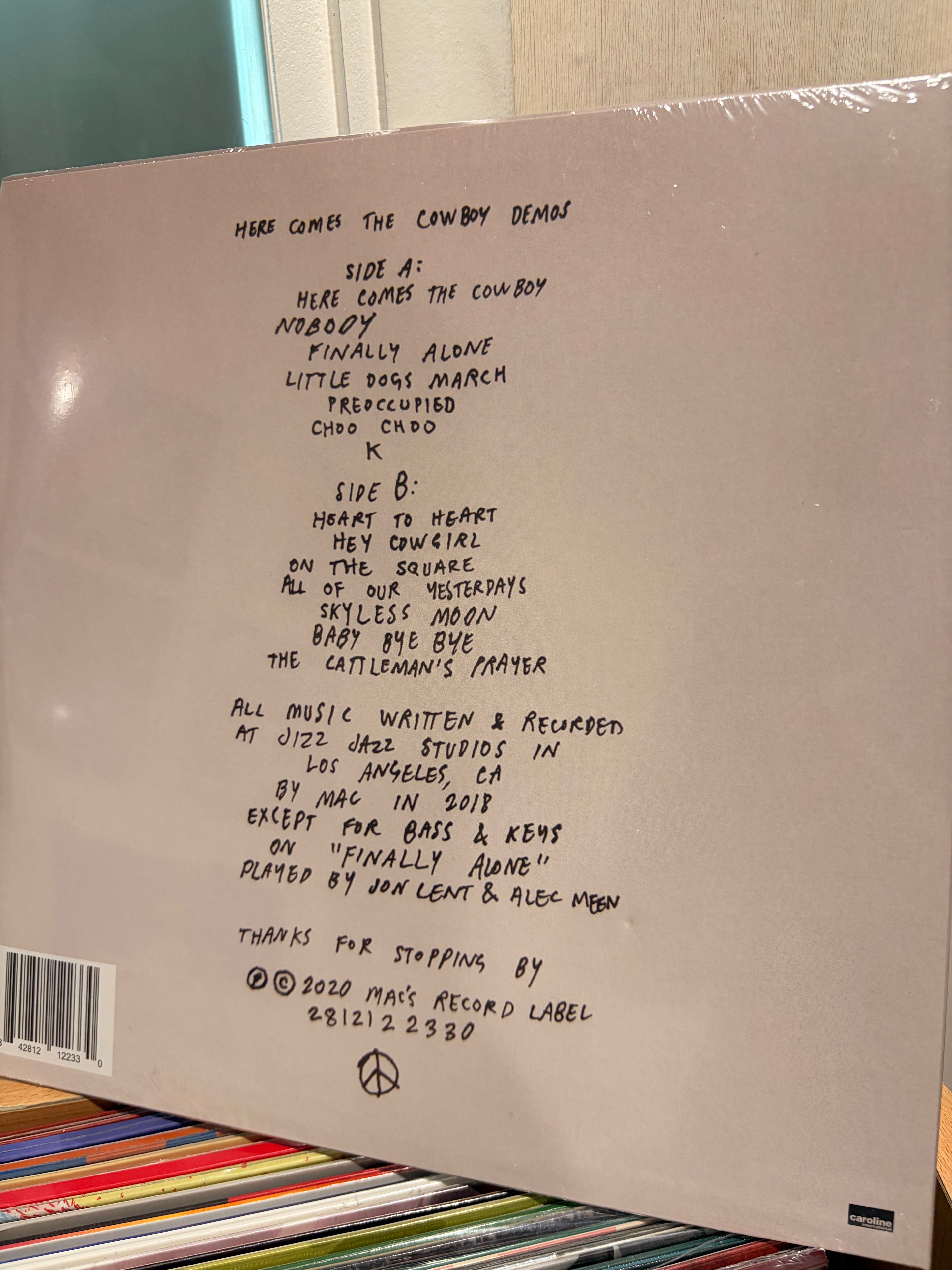 MAC DEMARCO Here Comes The Cowboy