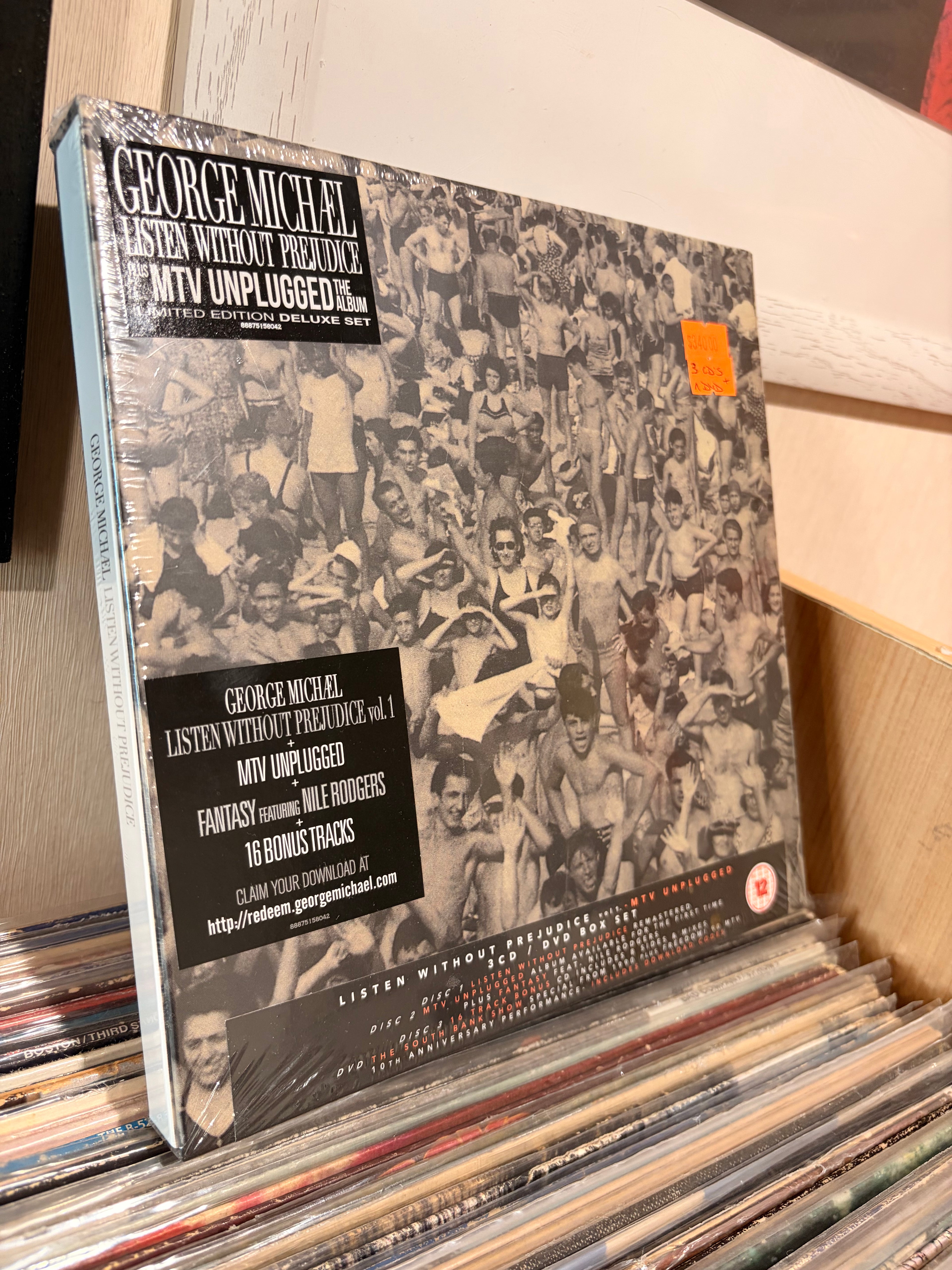 GEORGE MICHAEL Listen without prejudice vol.1 + MTV unplugged