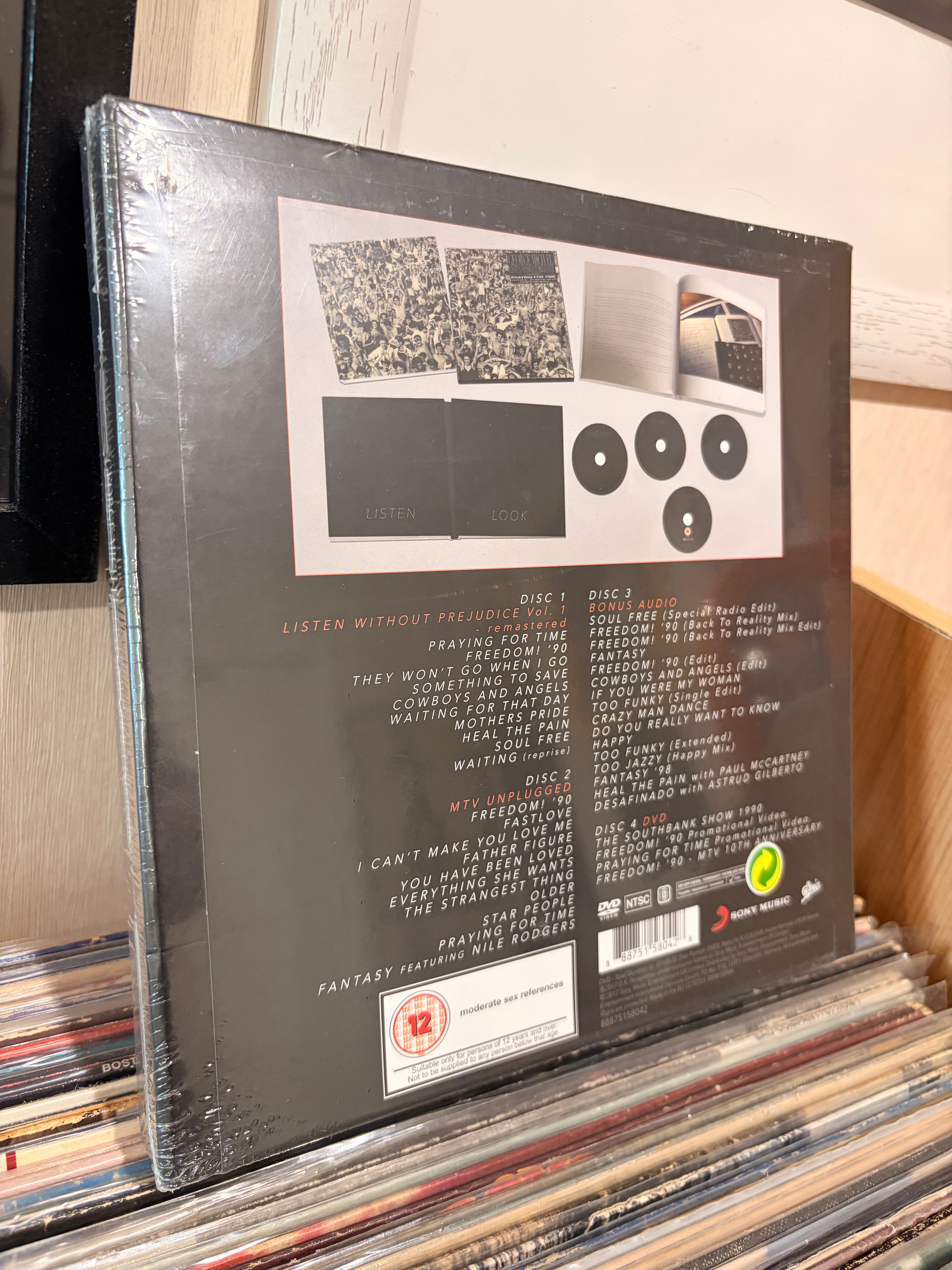 GEORGE MICHAEL Listen without prejudice vol.1 + MTV unplugged