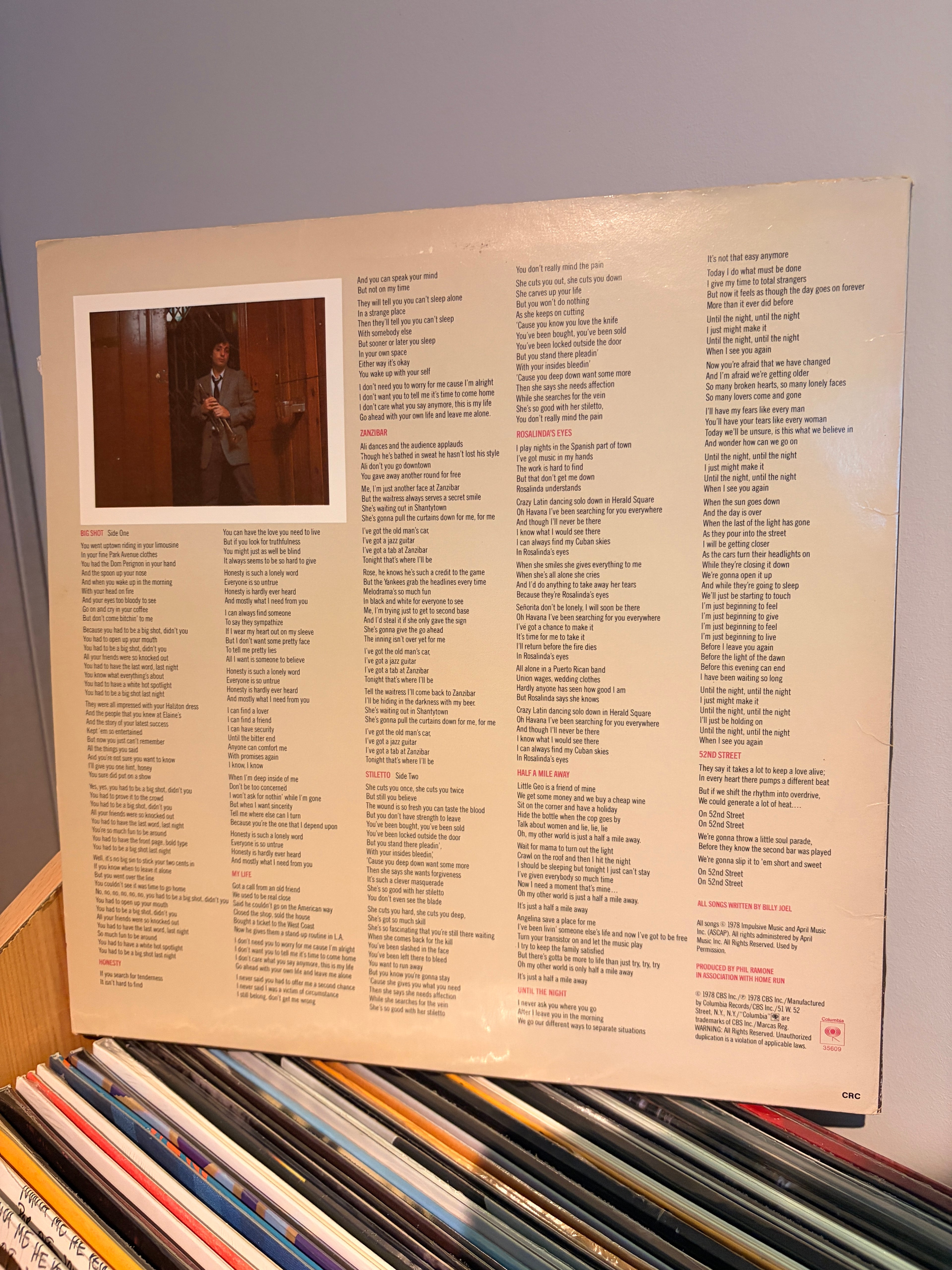 BILLY JOEL 52nd Street