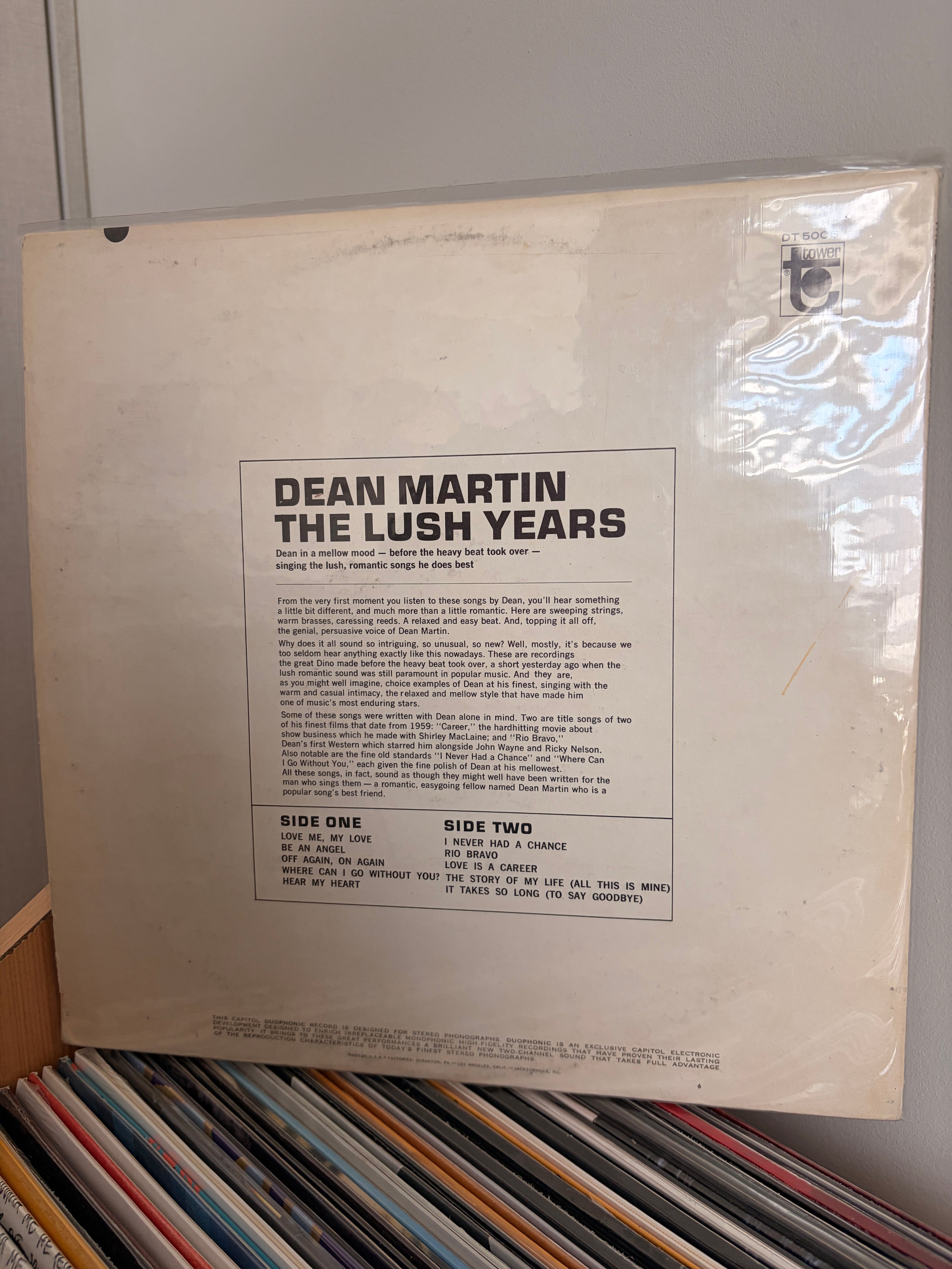 DEAN MARTIN The lush years