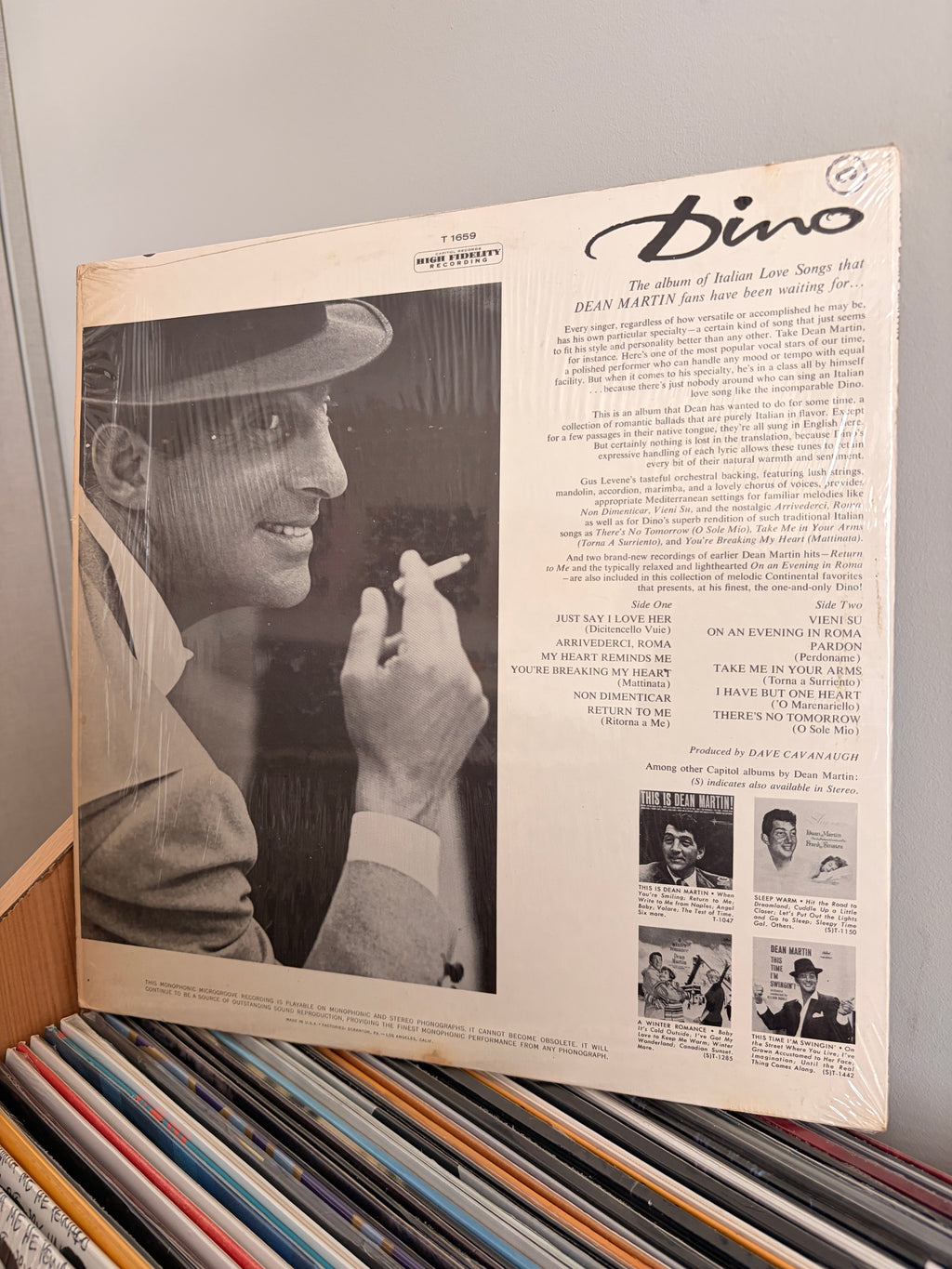 DEAN MARTIN Dino Italian love songs