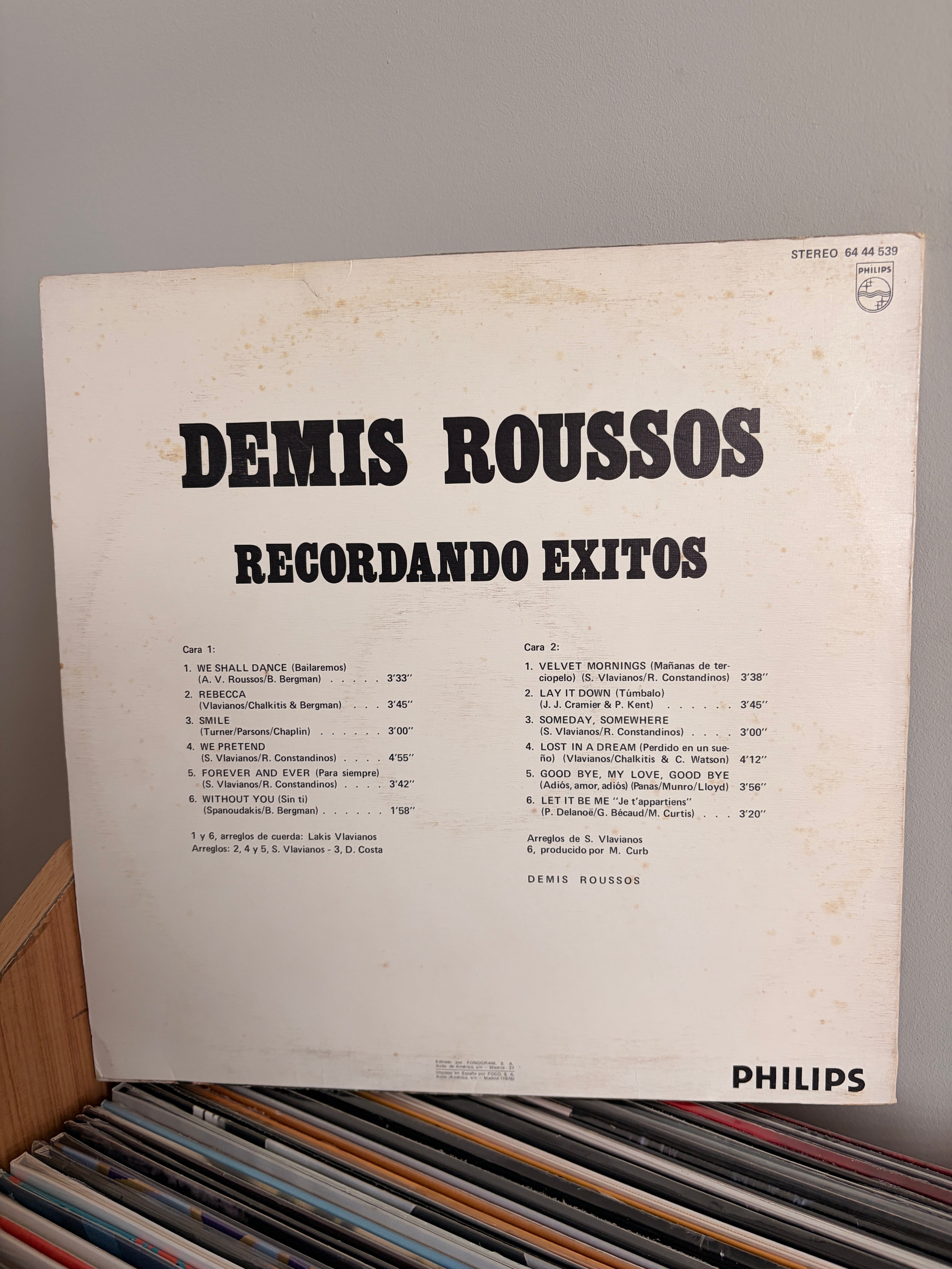DEMIS ROUSSOS Recordando éxitos