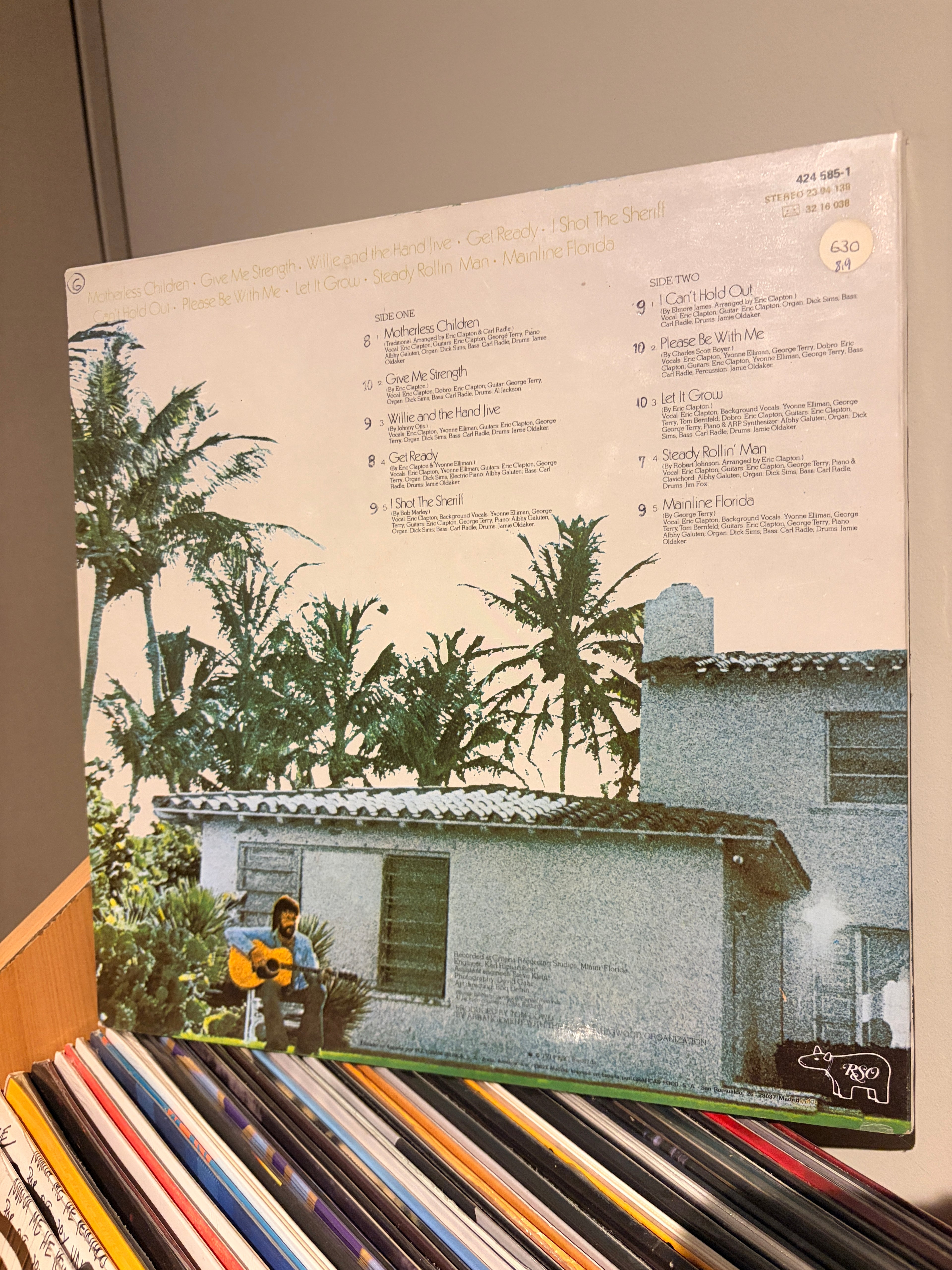 ERIC CLAPTON 461 ocean boulevard