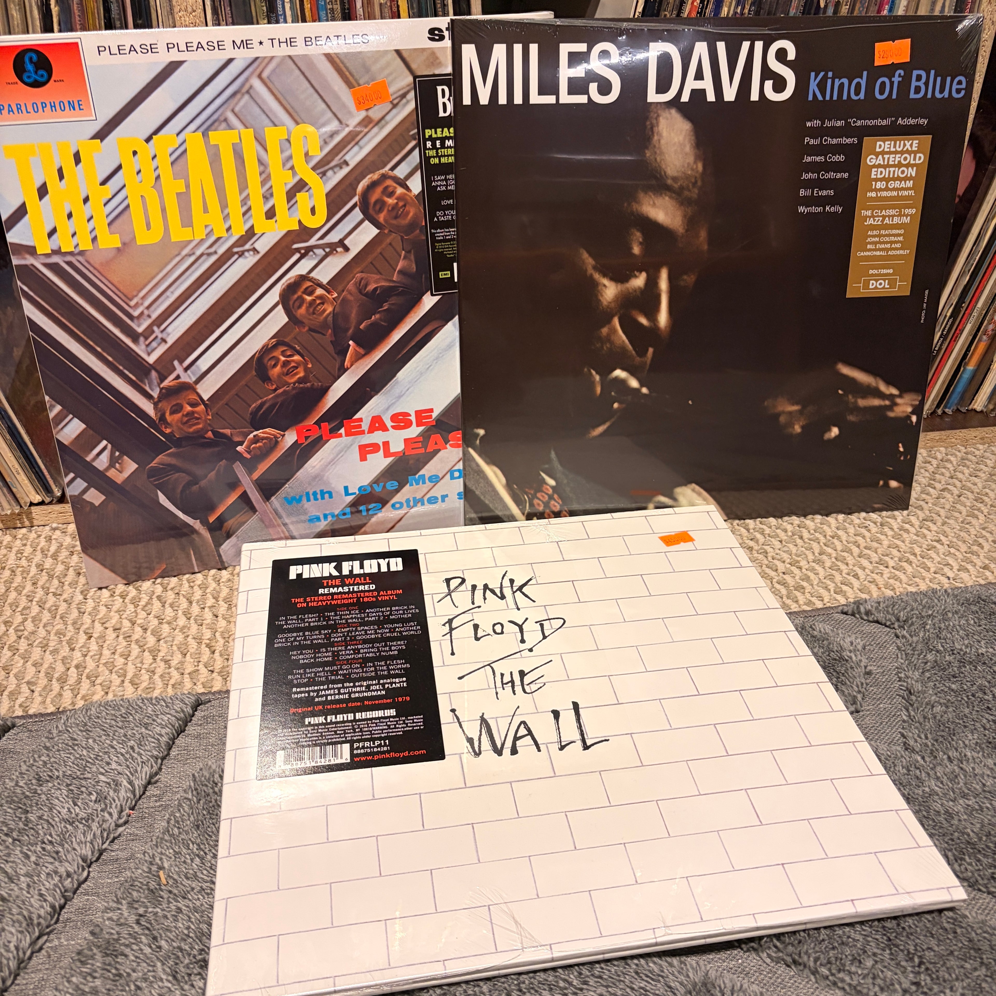 PACK COLECCIONISTA PINK FLOYD, THE BEATLES, MILES DAVIS