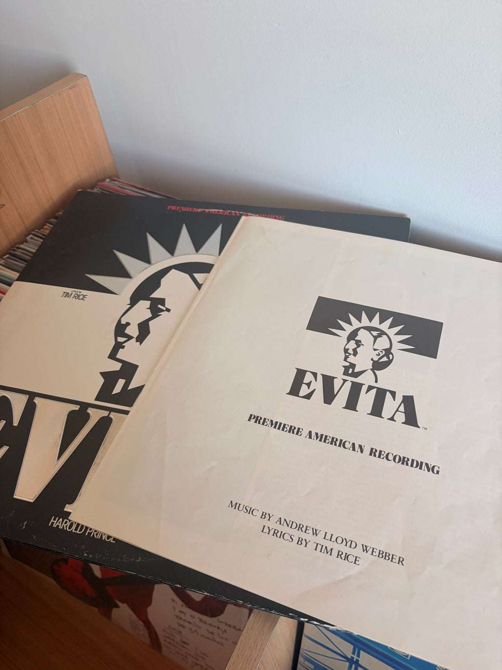 EVITA Andrew Lloyd Webber And Tim Rice