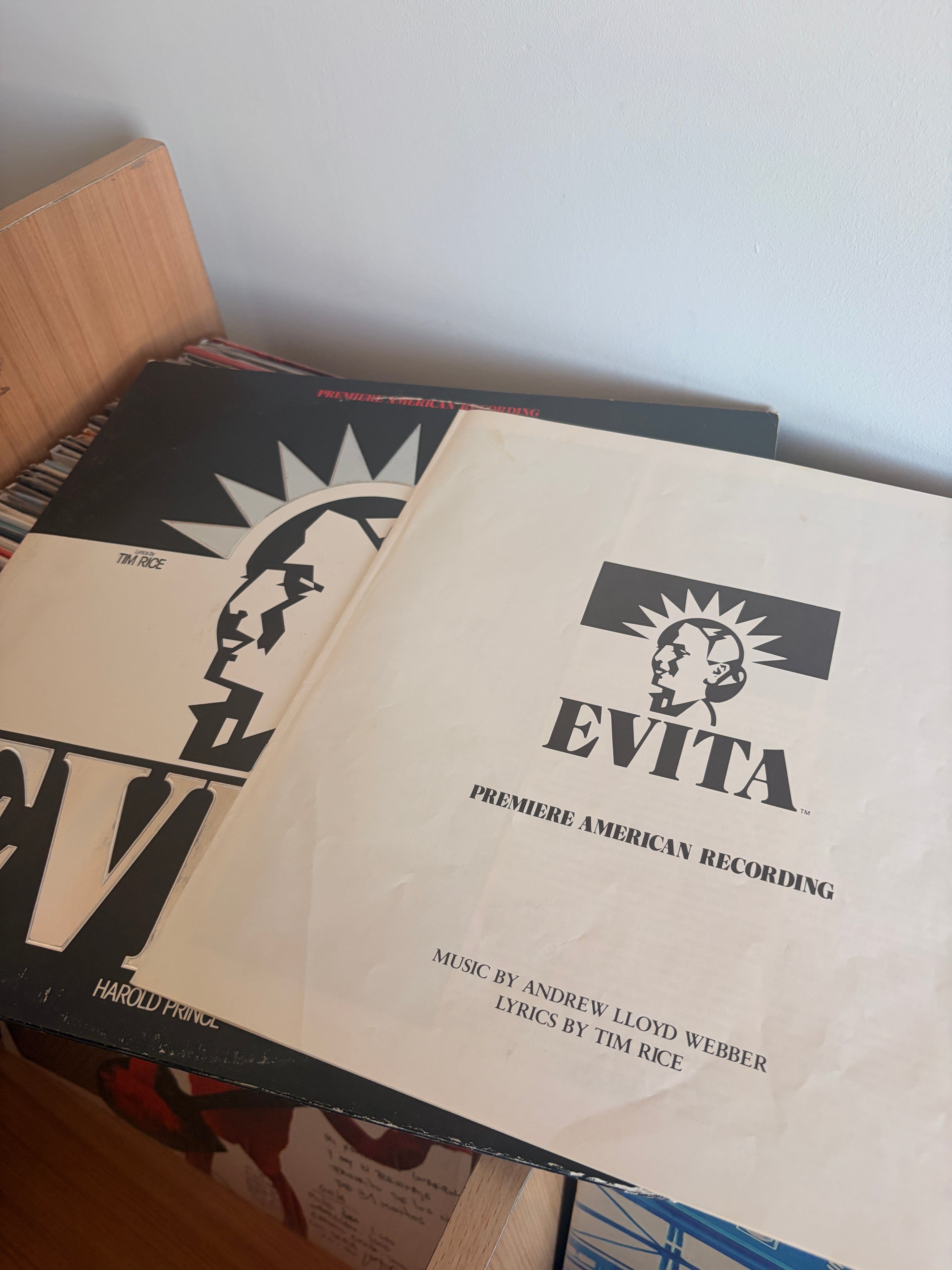 EVITA Andrew Lloyd Webber And Tim Rice