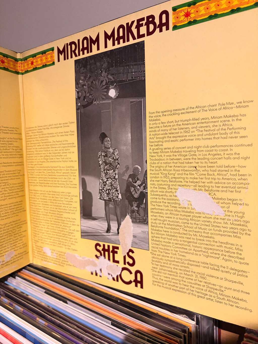 HARRY BELAFONTE & MIRIAM MAKEBA