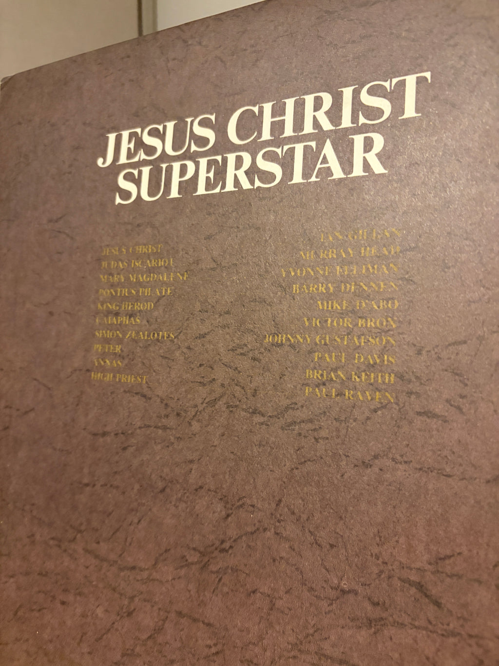JESUS  CHRIST SUPERSTAR
