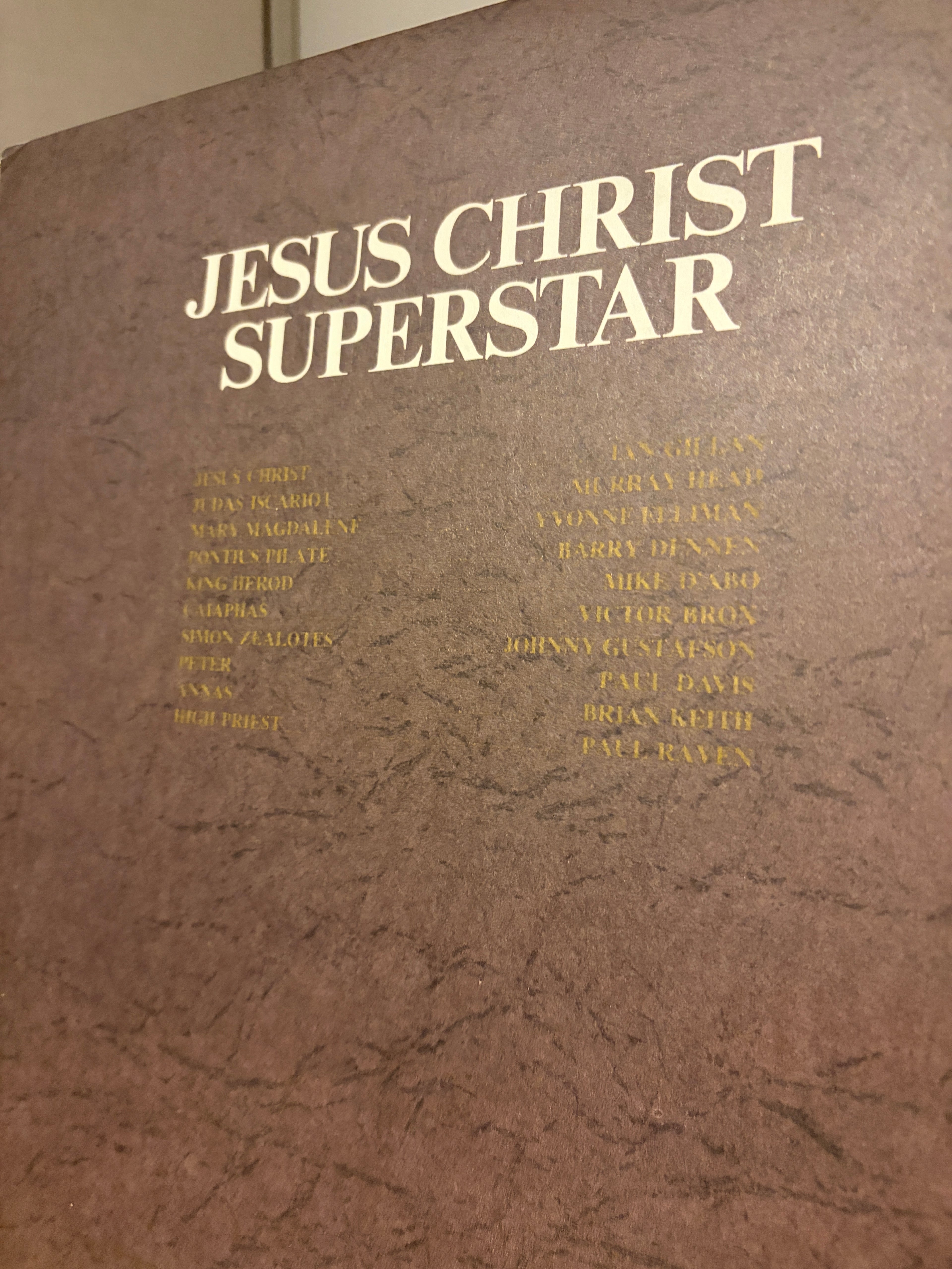 JESUS  CHRIST SUPERSTAR