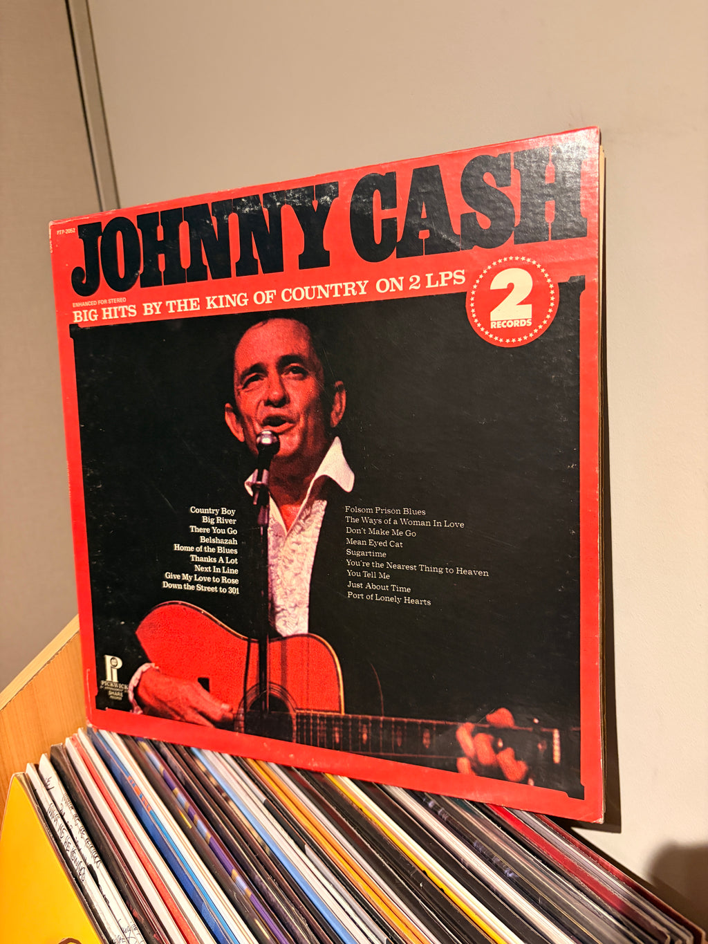 JOHNNY CASH Big hits by the king of country