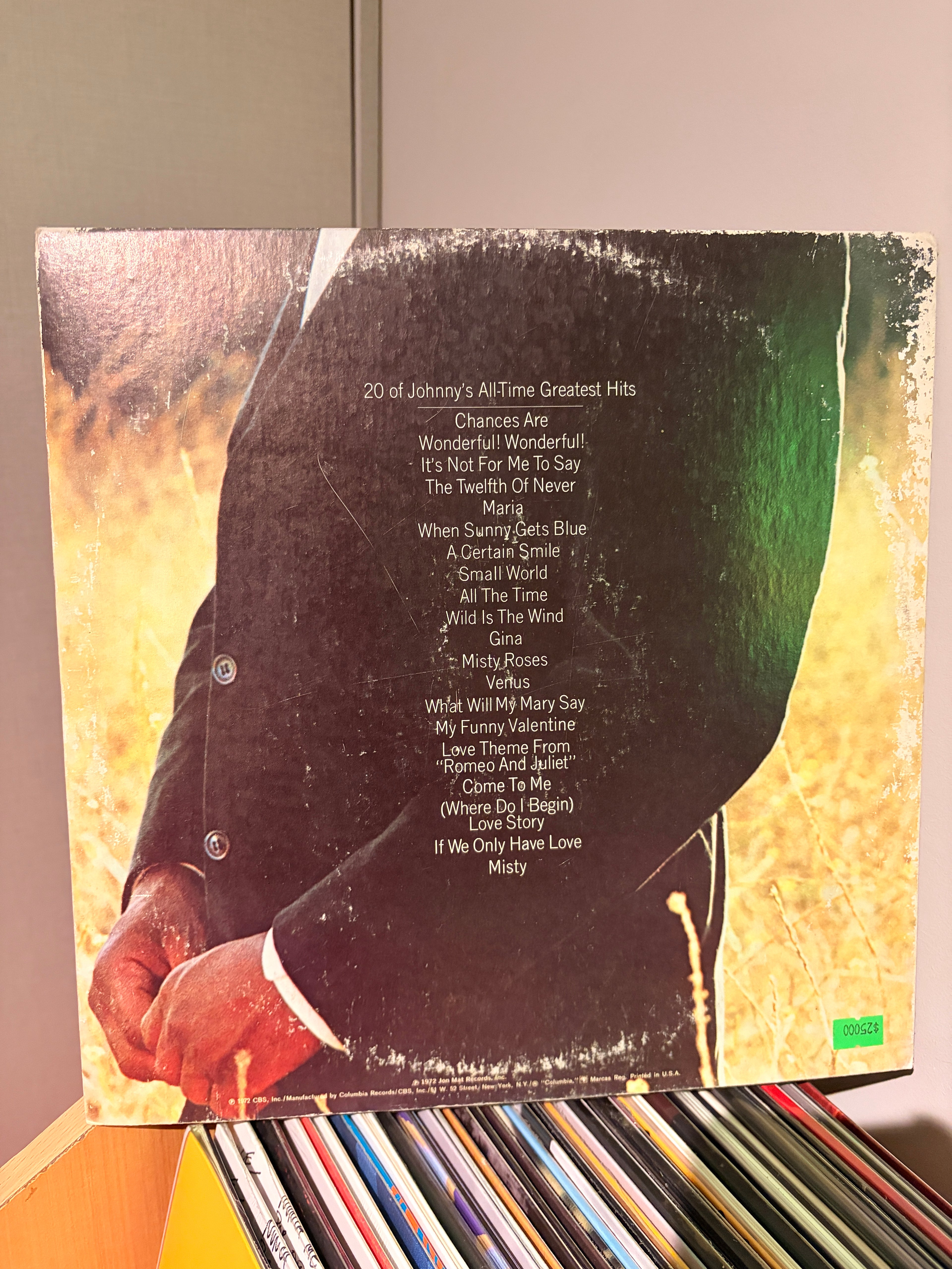 JOHNNY MATHIS All-time Greatest Hits