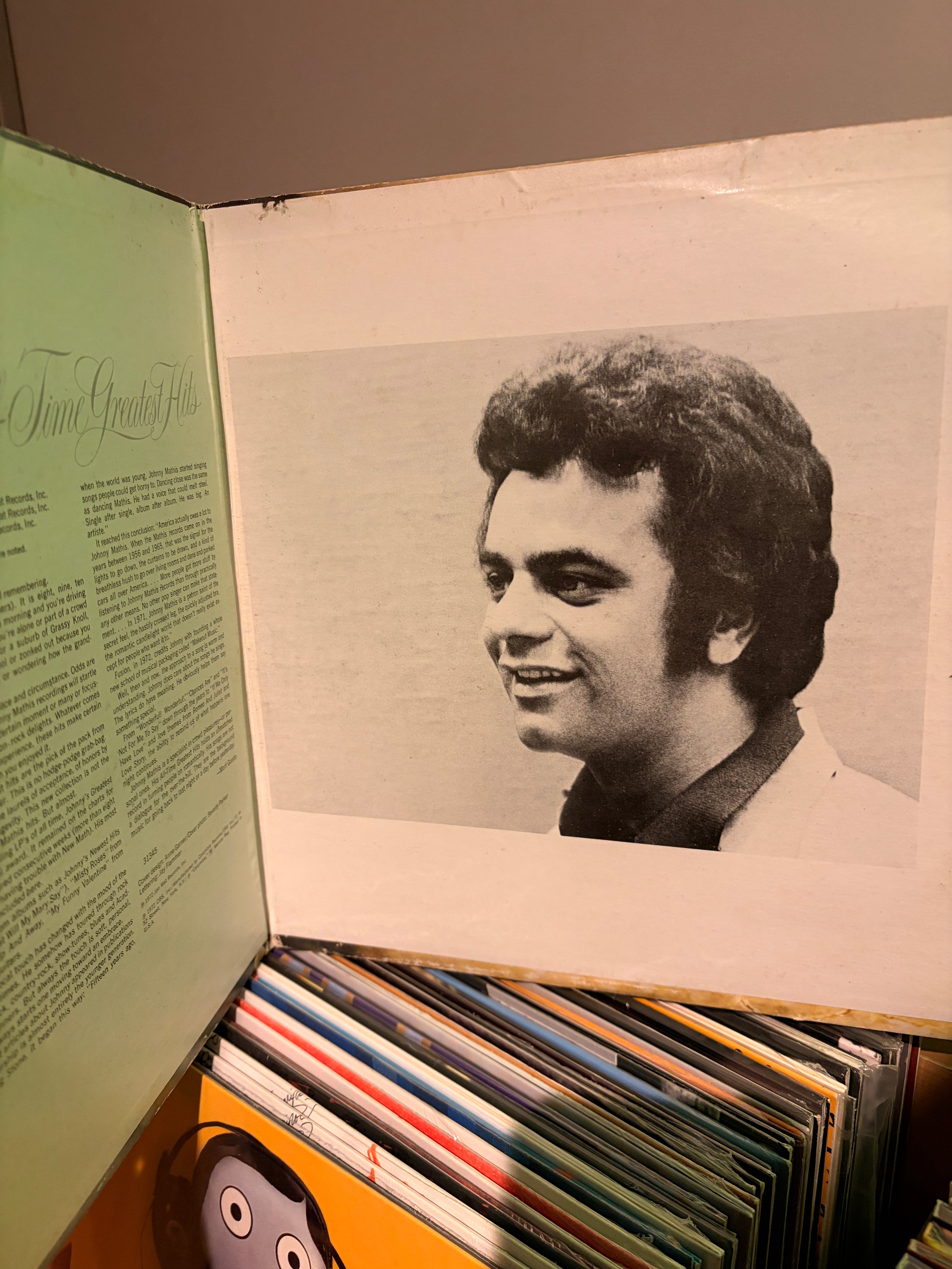 JOHNNY MATHIS All-time Greatest Hits