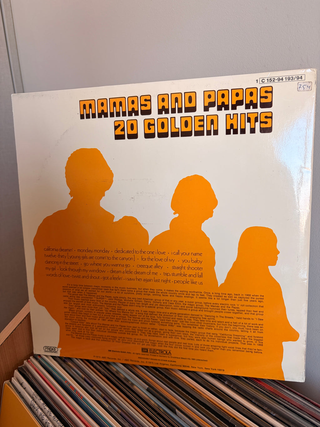MAMAS AND PAPAS 20 Golden hits