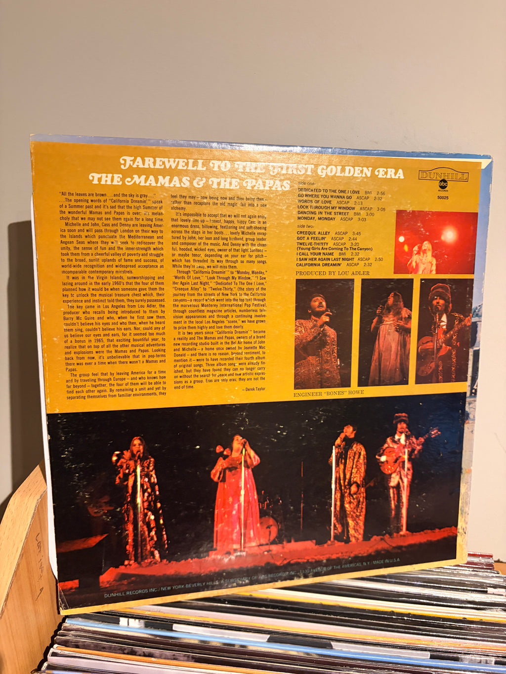 THE MAMAS & THE PAPAS Farewell to the first golden era