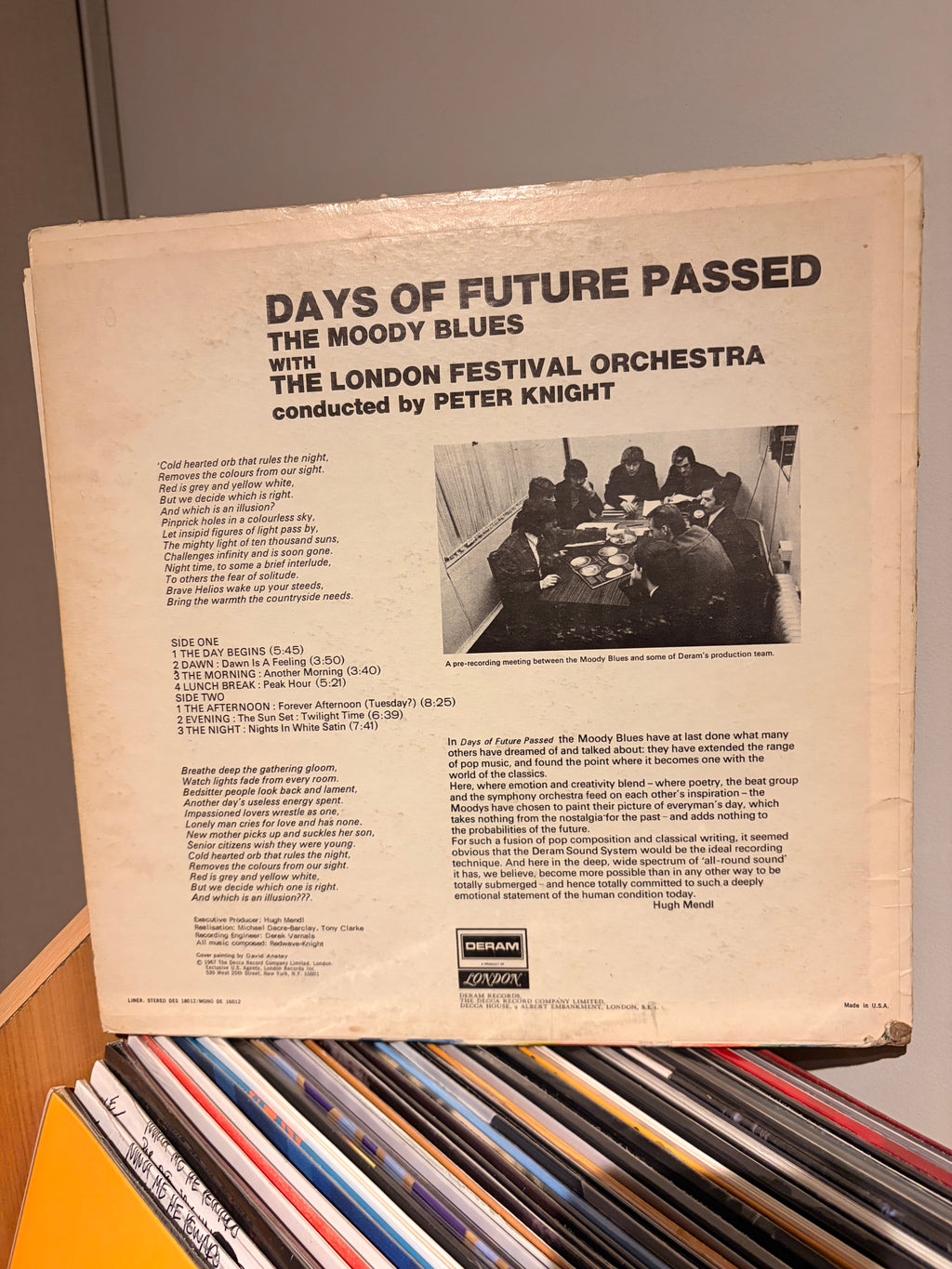 THE MOODY BLUES Days of future passed