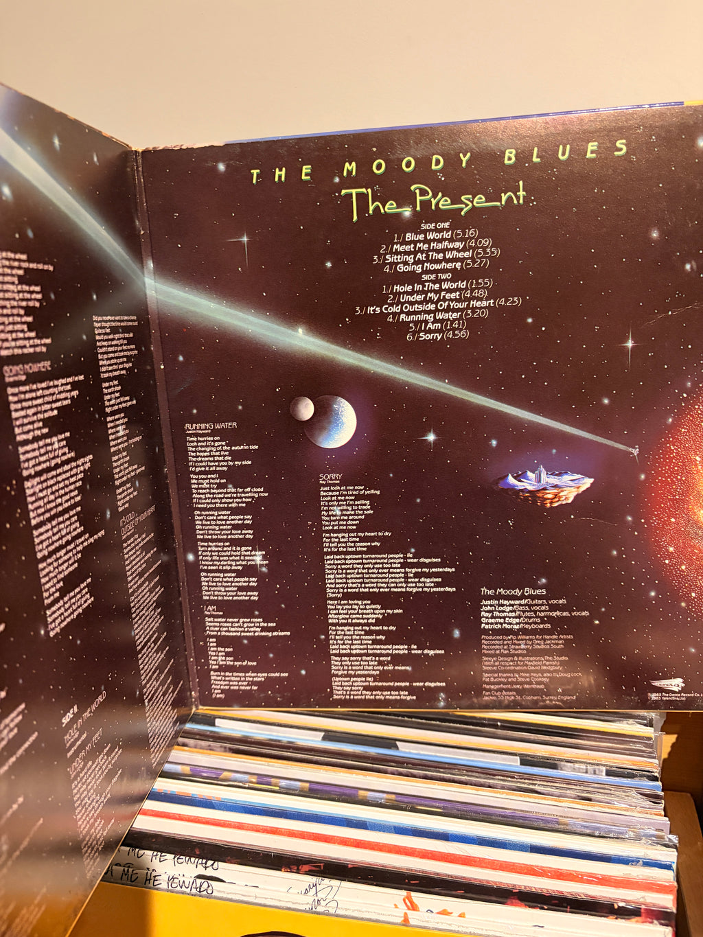 THE MOODY BLUES The present