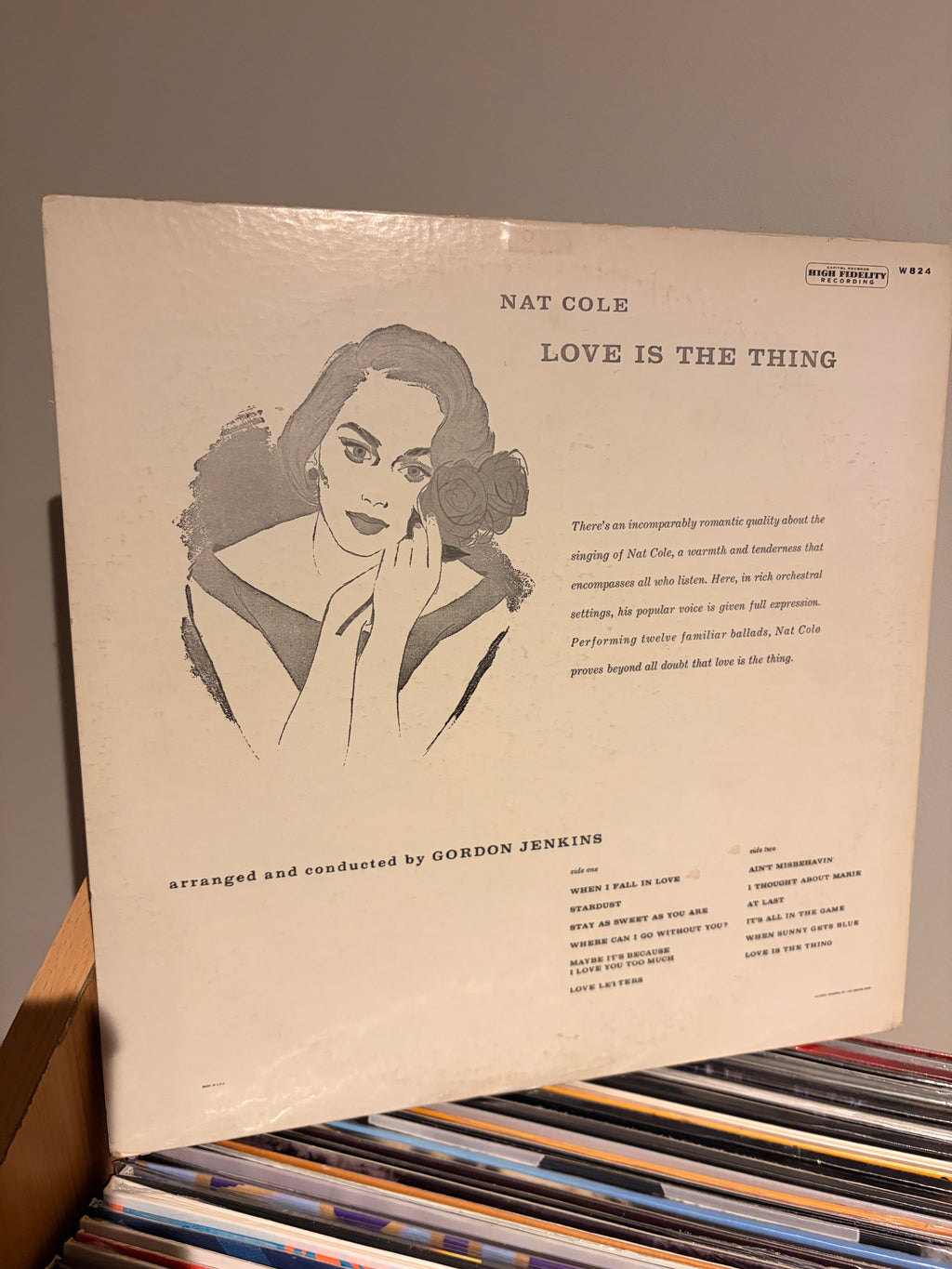 NAT KING COLE Love is the thing