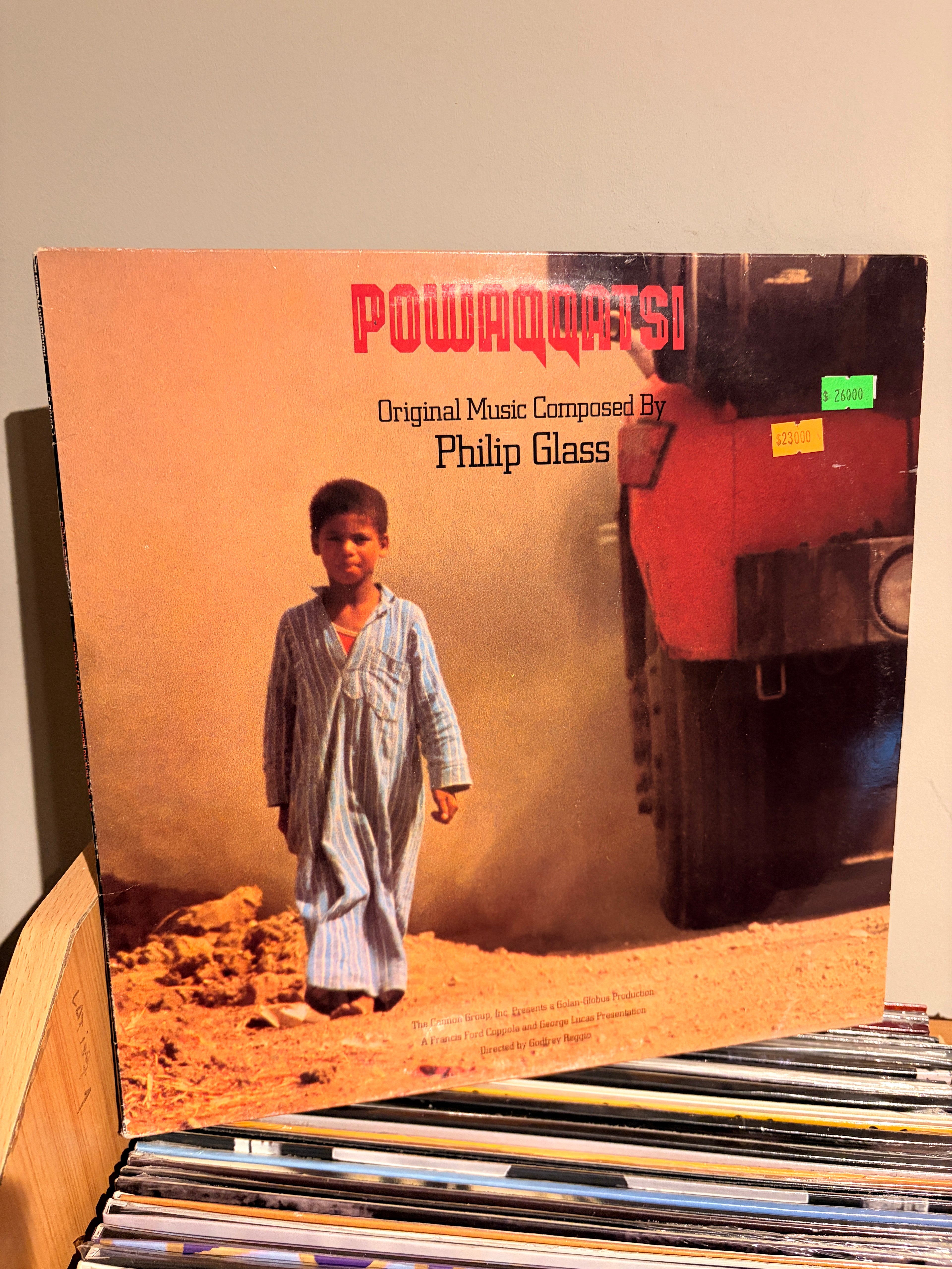 PHILIP GLASS Powaqqatsi original music compossed by