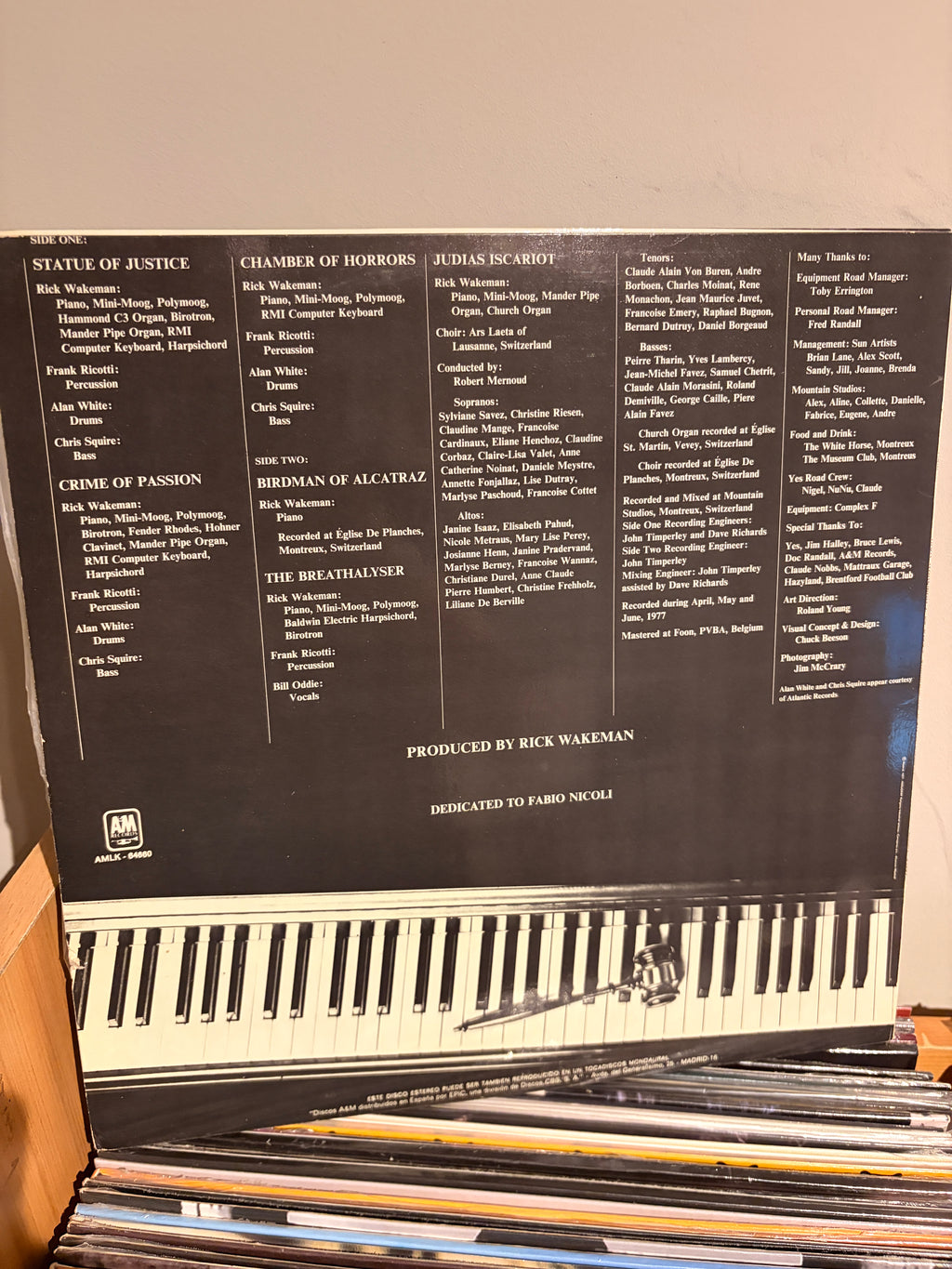 RICK WAKEMAN`S El disco criminal de rick wakeman