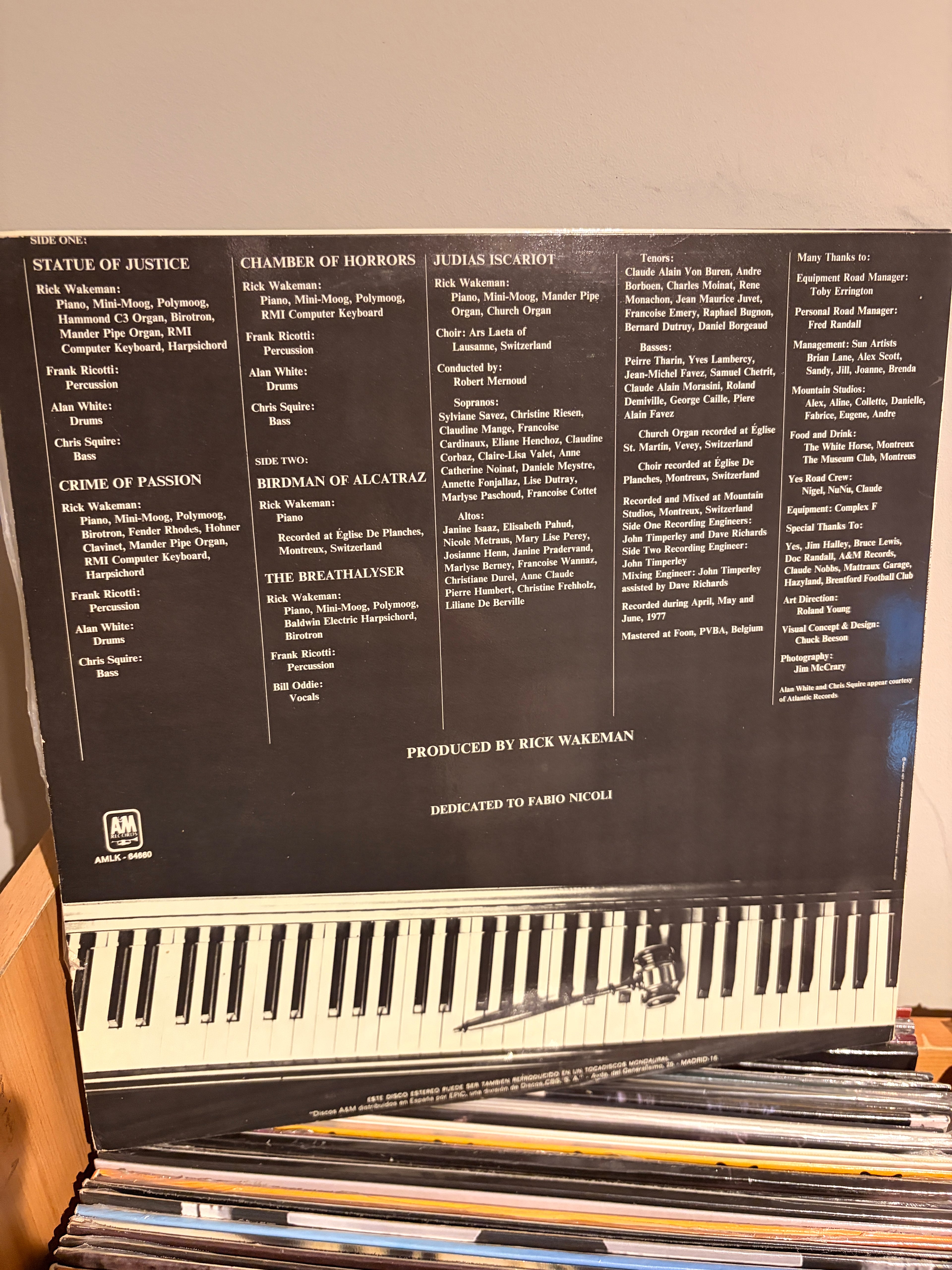 RICK WAKEMAN`S El disco criminal de rick wakeman