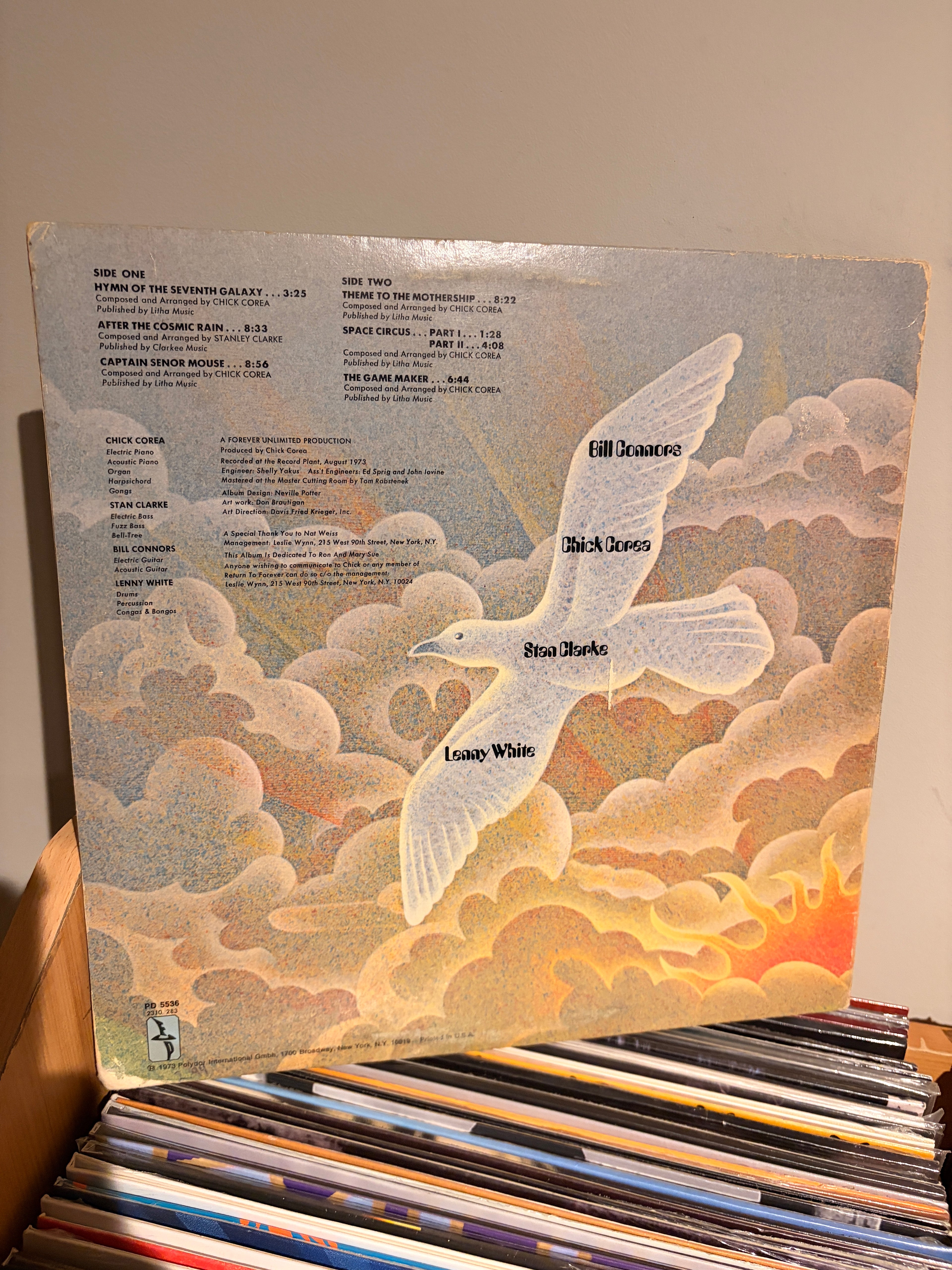 RETURN TO FOREVER featuring CHICK COREA Hymn of the seventh galaxy