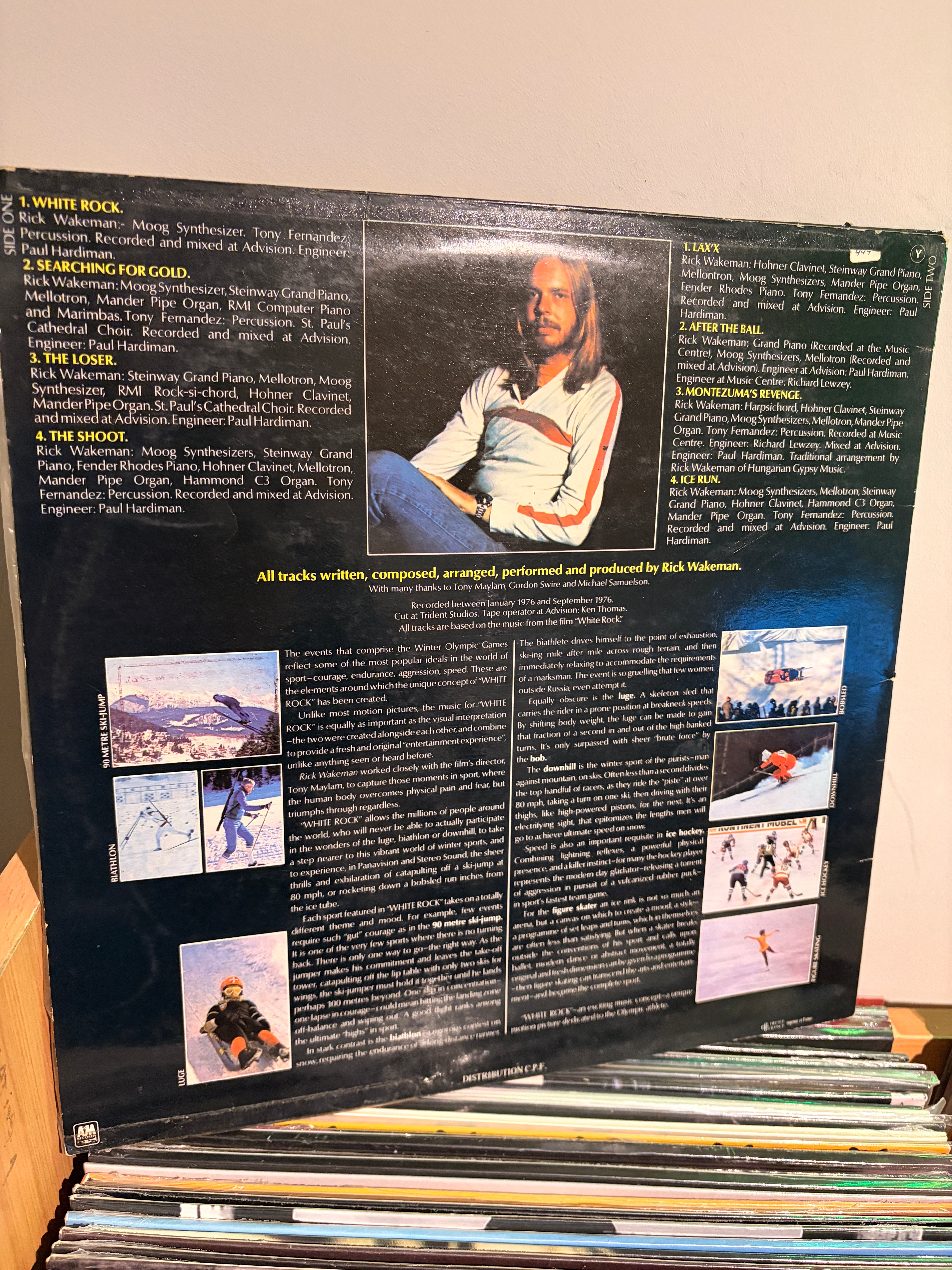 RICK WAKEMAN The original motion picture soundtrack of the innsbruck winter olympics