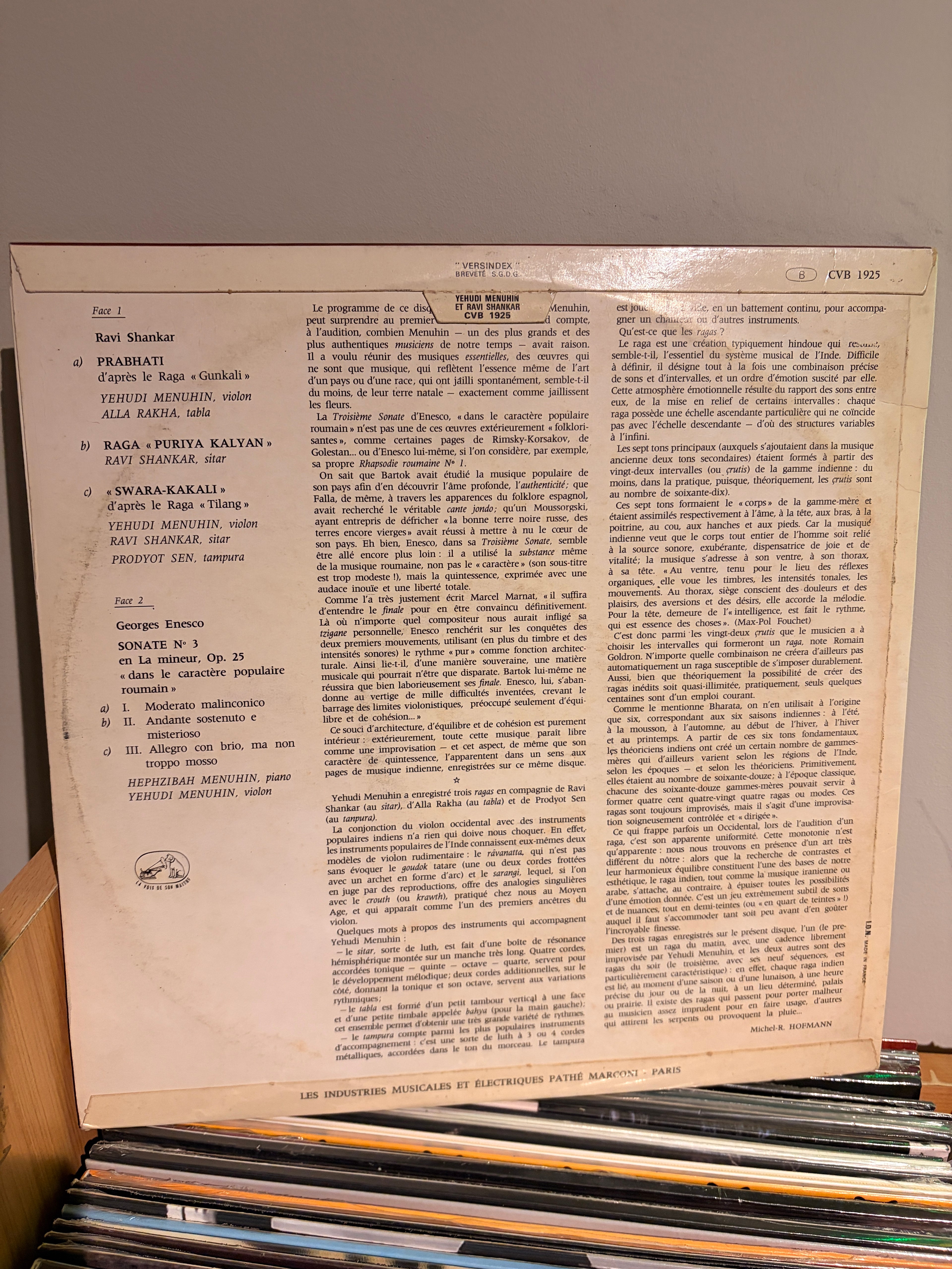RAVI SHANKAR & YEHUDI MENUHIN