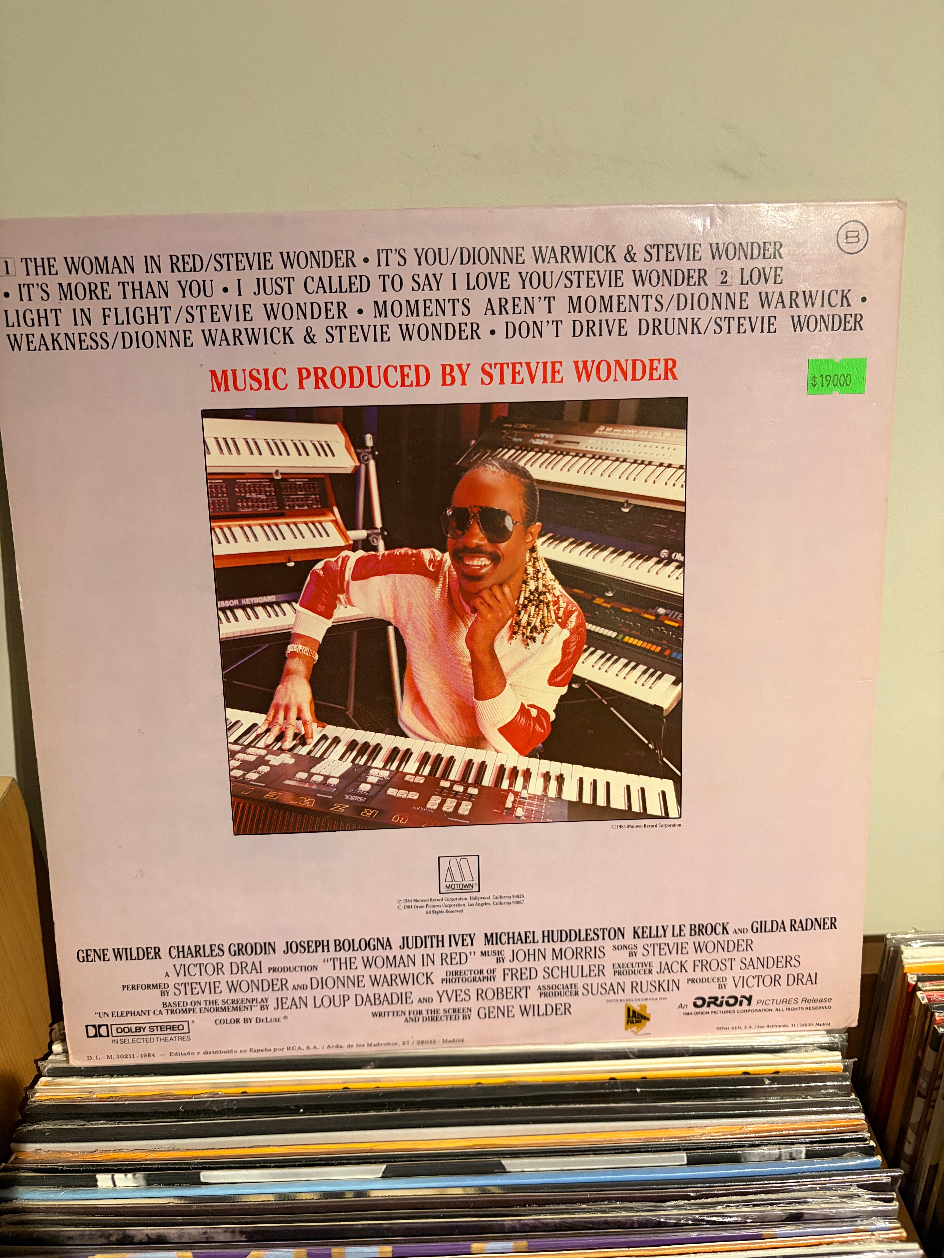 STEVIE WONDER La mujer de rojo