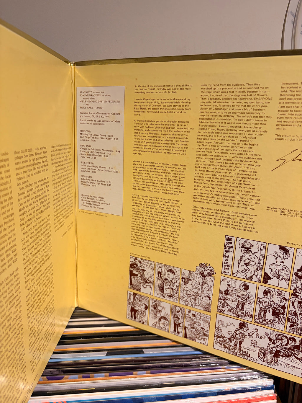 STAN GETZ GOLD Happy 50th Stan