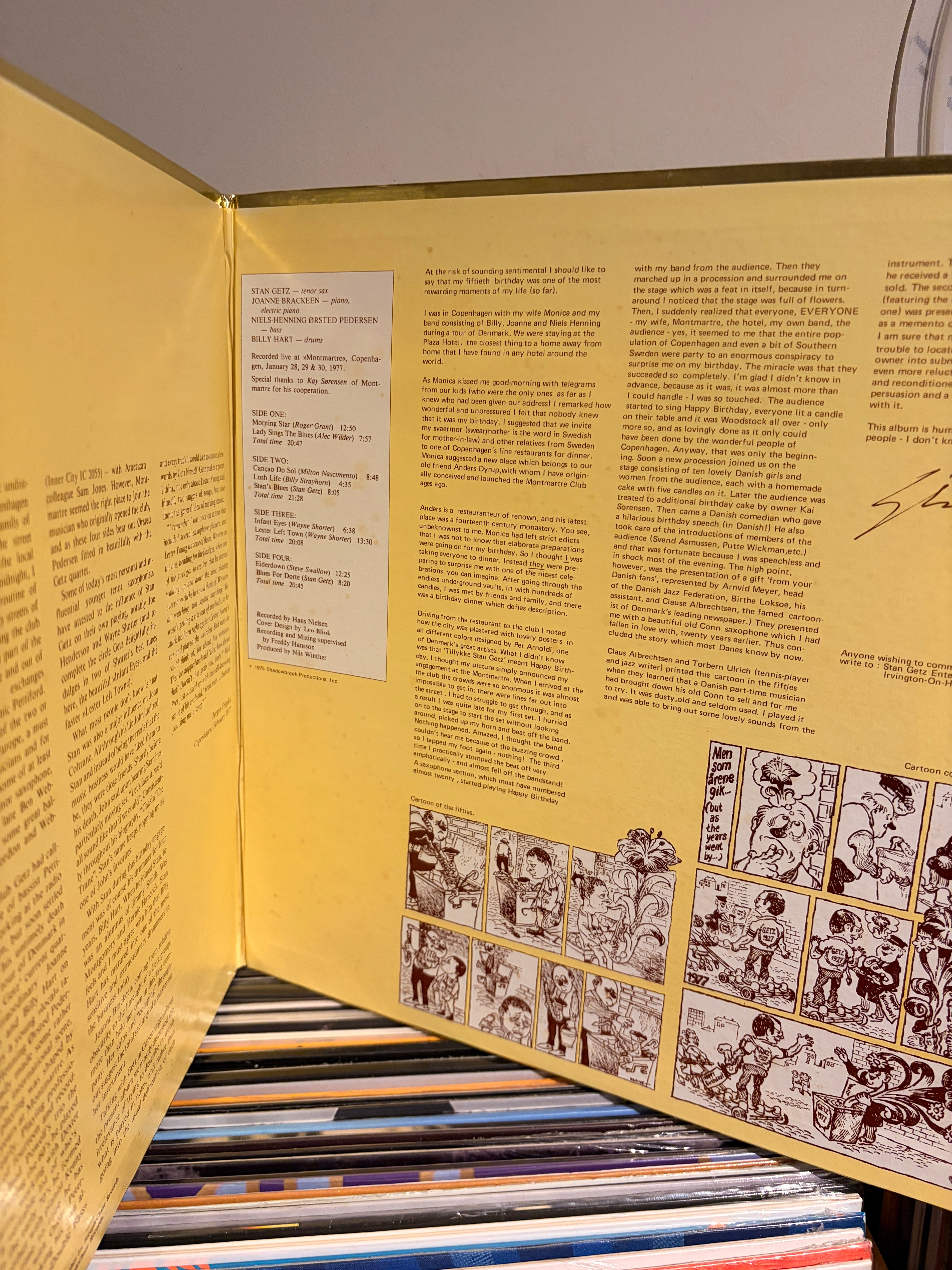 STAN GETZ GOLD Happy 50th Stan