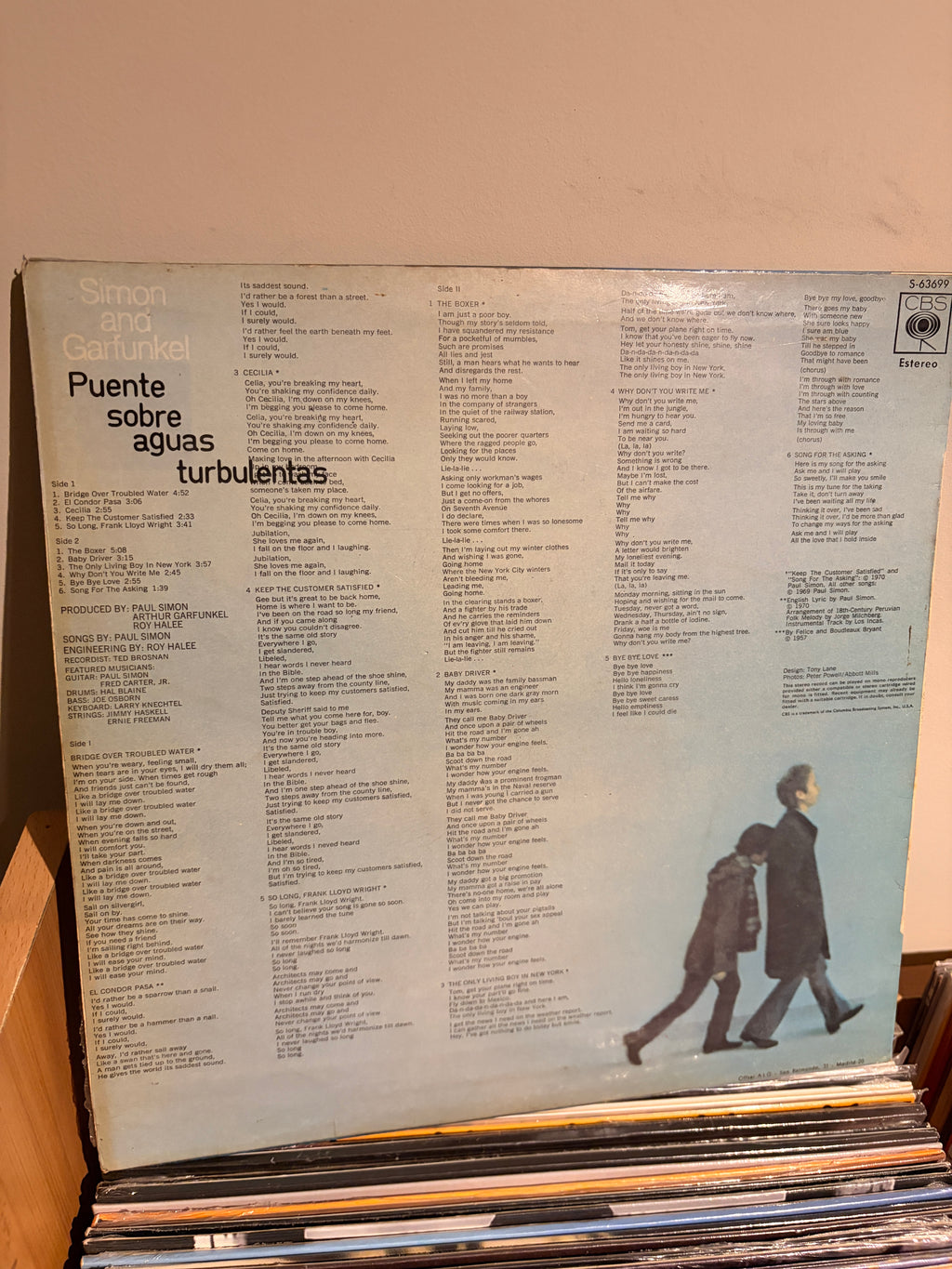 SIMON AND GARFUNKEL Puente sobre aguas turbulentas