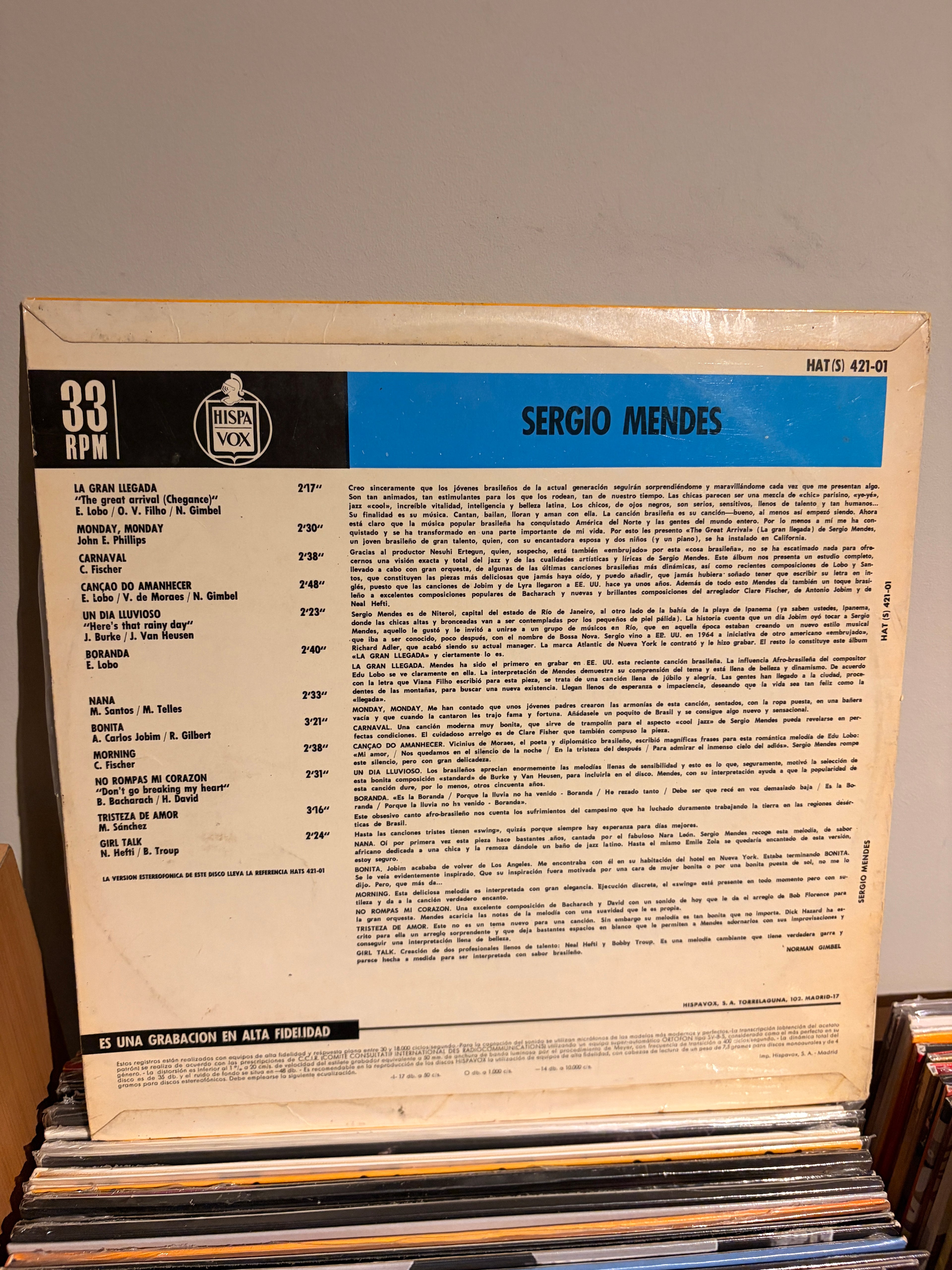 SERGIO MENDES The great arrival