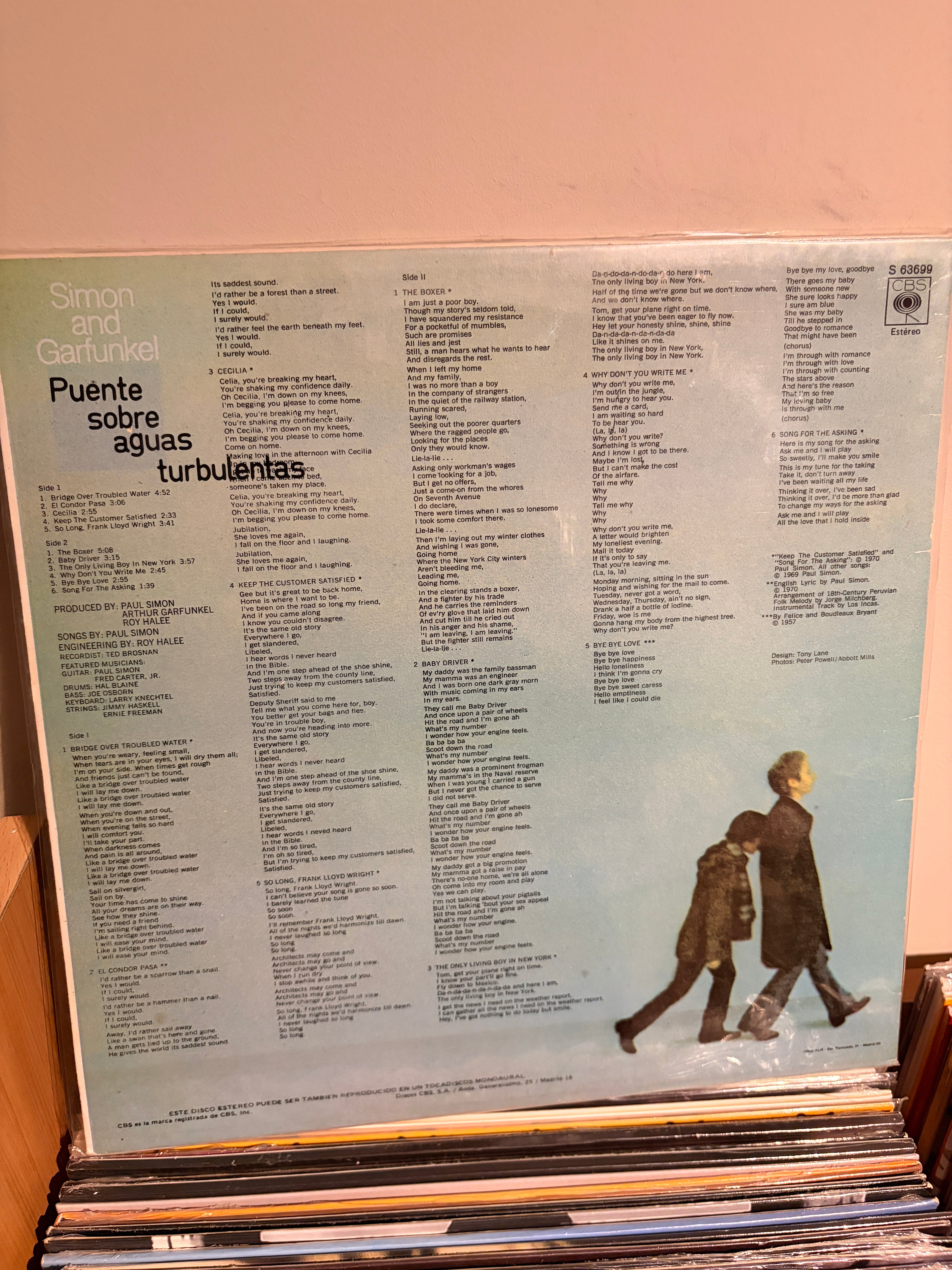 SIMON AND GARFUNKEL Puente sobre aguas turbulentas