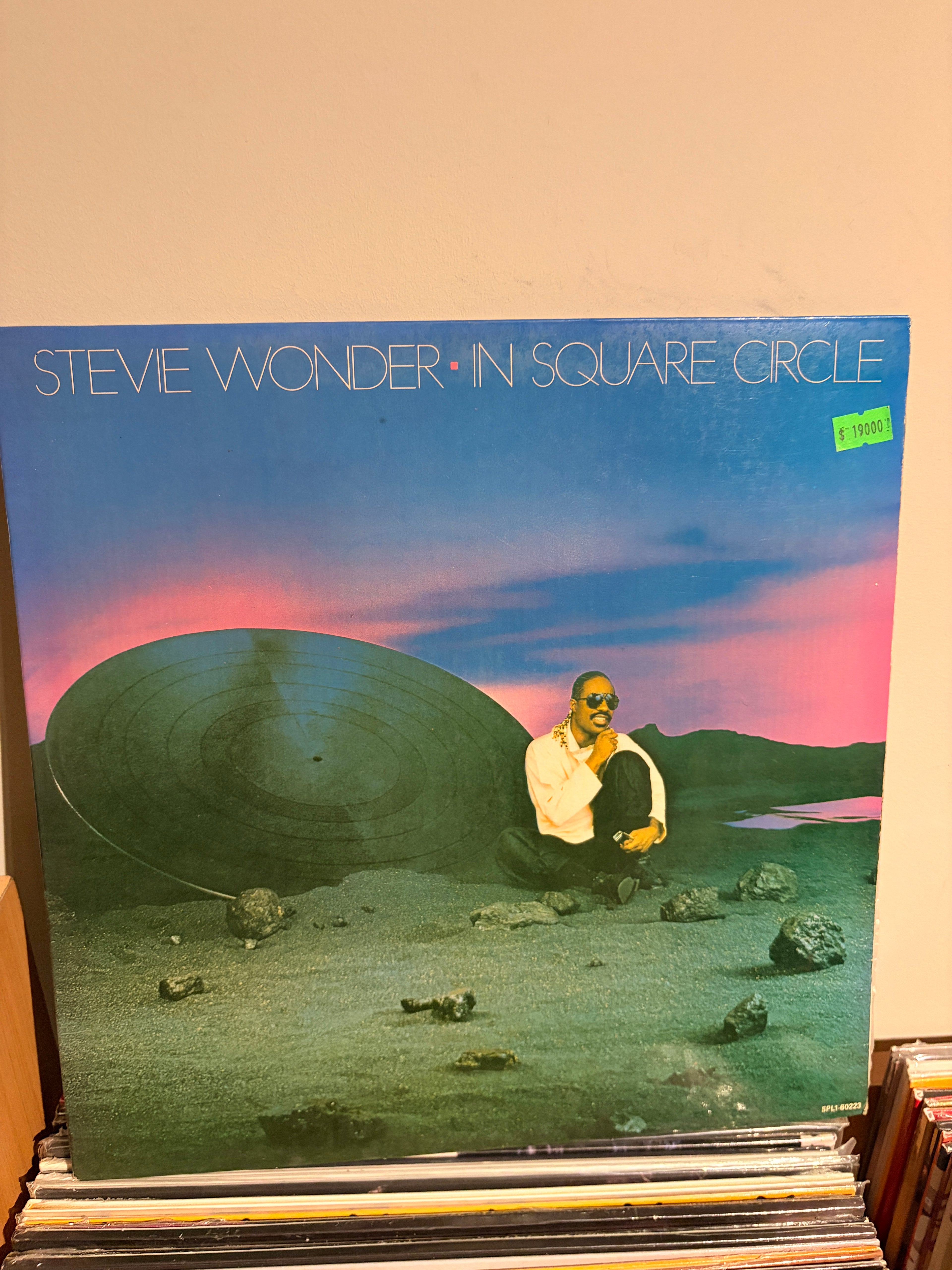 STEVIE WONDER In square circle